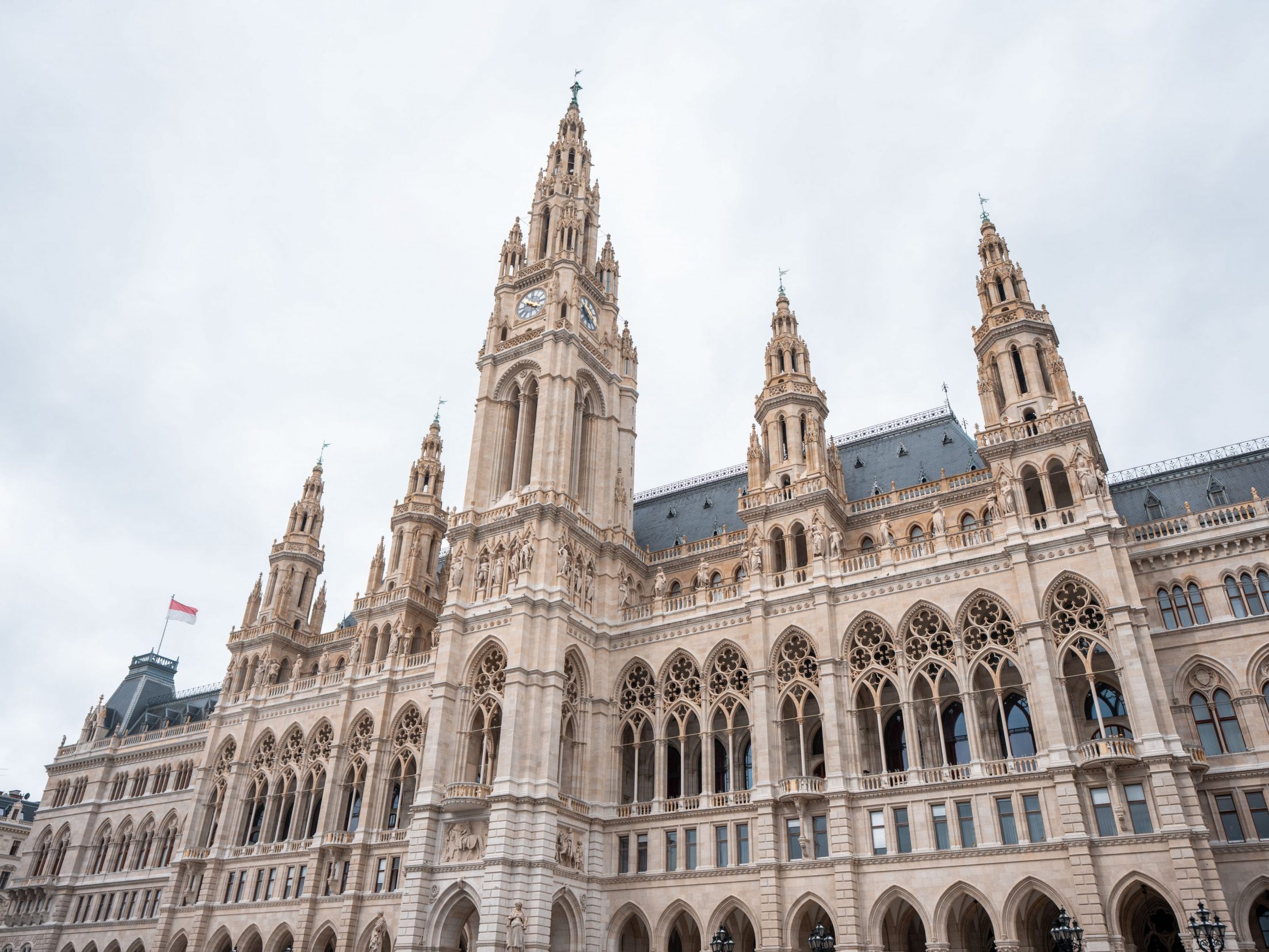 Das Wiener Rathaus.