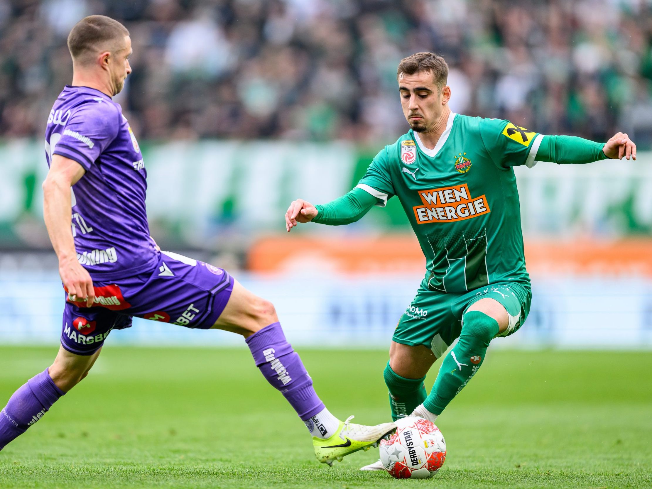 Offensiv-Allrounder Radulovic bleibt Rapid Wien erhalten. Offensiv-Allrounder Radulovic bleibt Rapid Wien erhalten.
