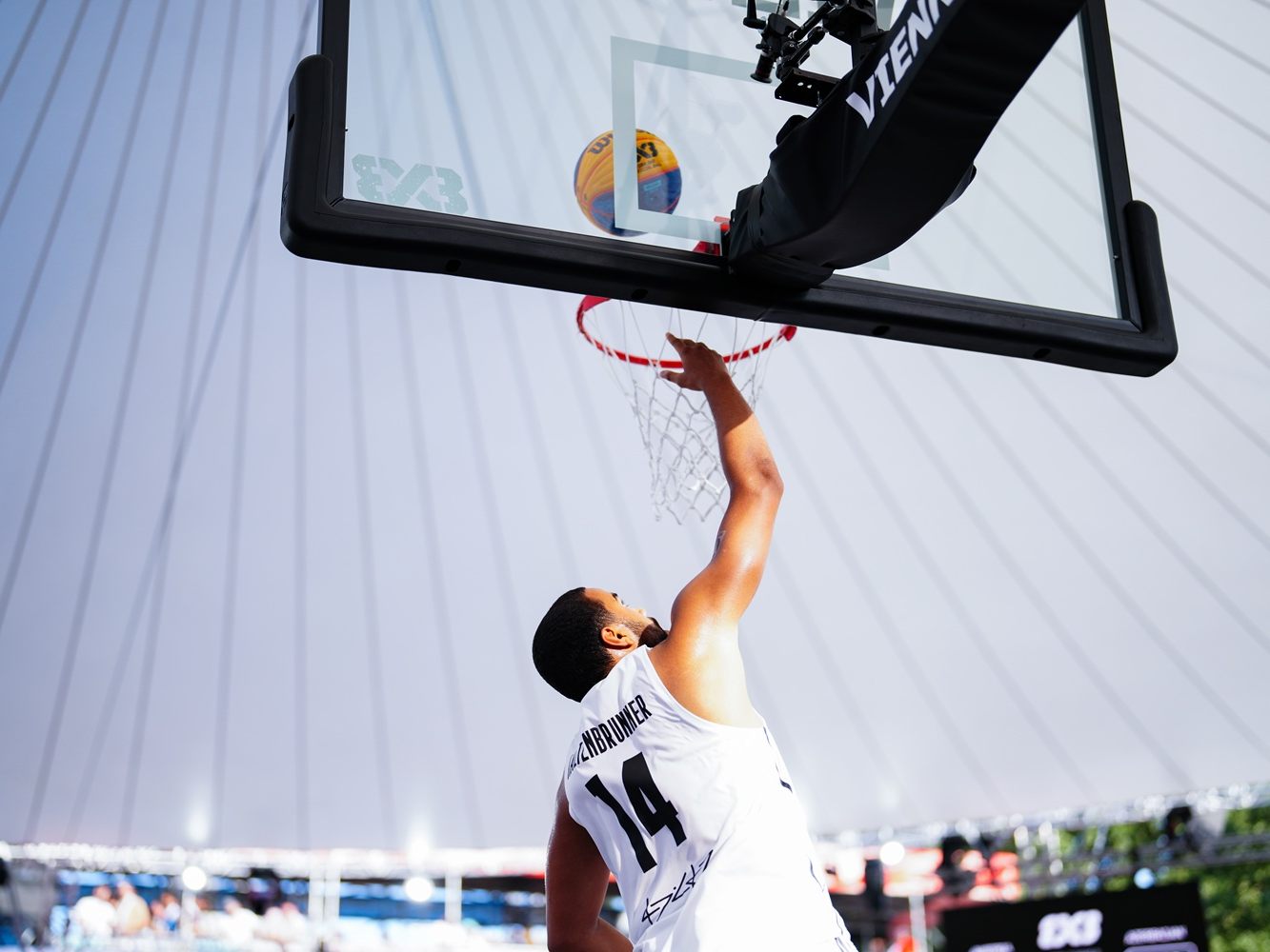 In Wien wird nicht zum ersten Mal 3x3-Basketball gespielt. In Wien wird nicht zum ersten Mal 3x3-Basketball gespielt.