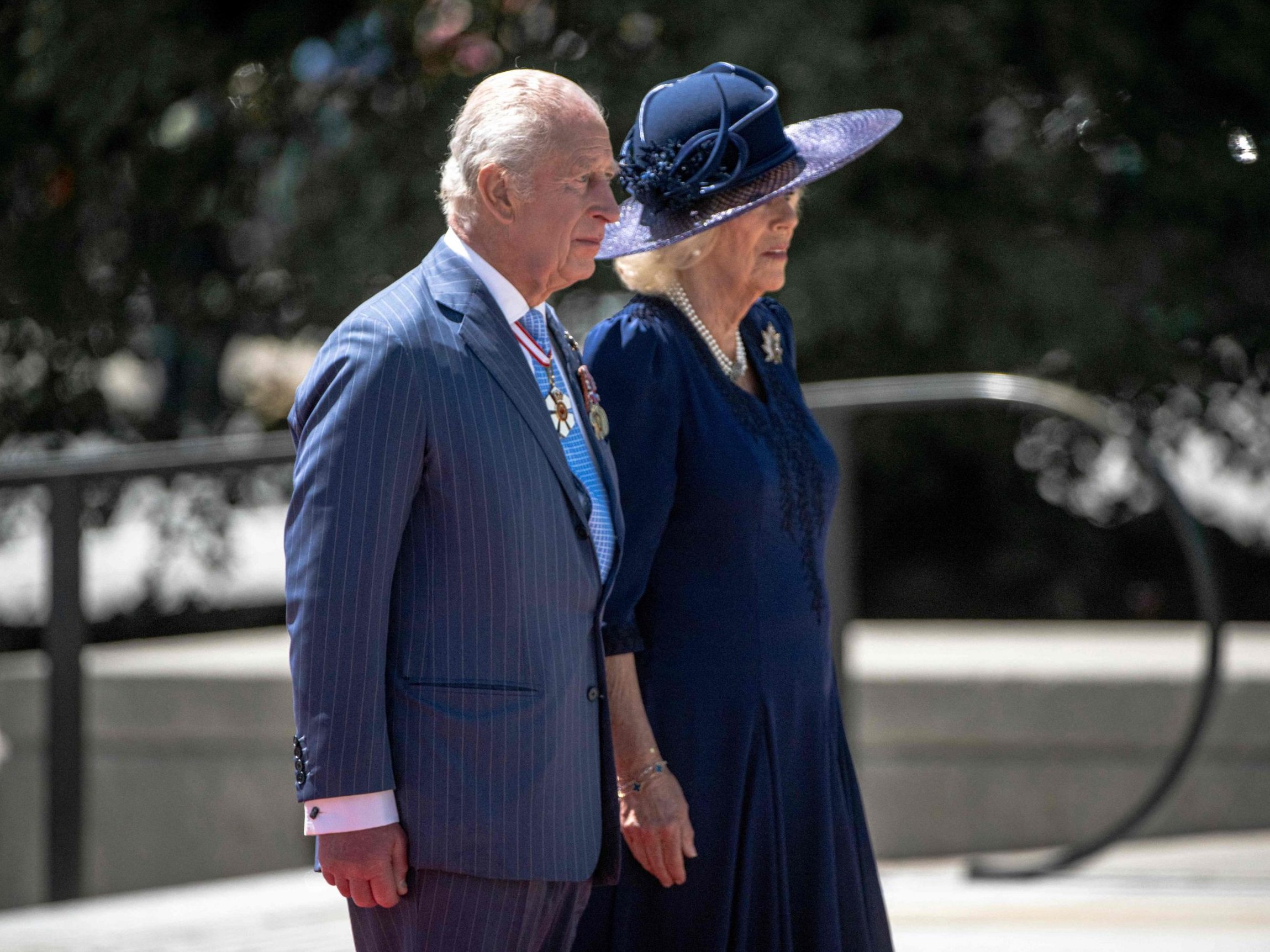 Charles III. und Camilla haben sich entsetzt über den Amoklauf in Graz gezeigt. Charles III. und Camilla haben sich entsetzt über den Amoklauf in Graz gezeigt.