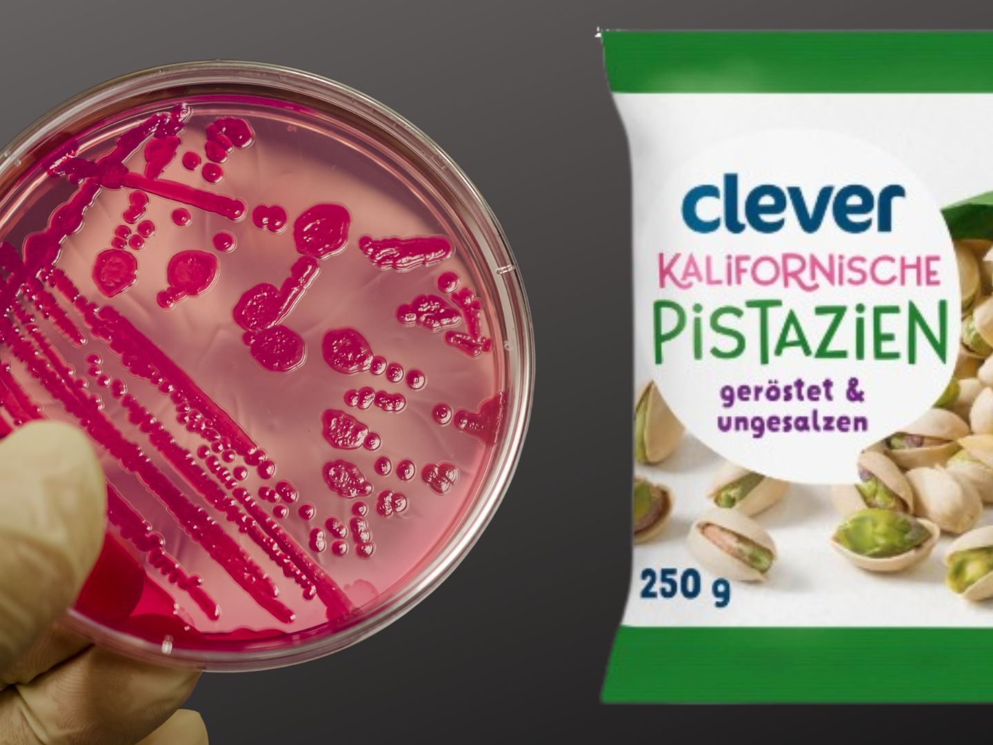 Wegen einer möglichen Salmonellen-Kontamination werden "Clever Pistazien" zurückgerufen.