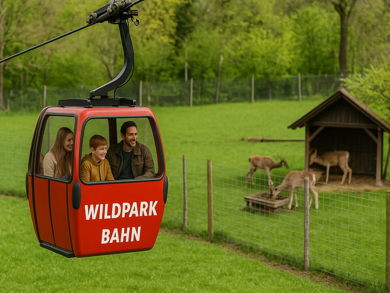 Fährt man in Feldkirch künftig mit der Seilbahn in den Wildpark?