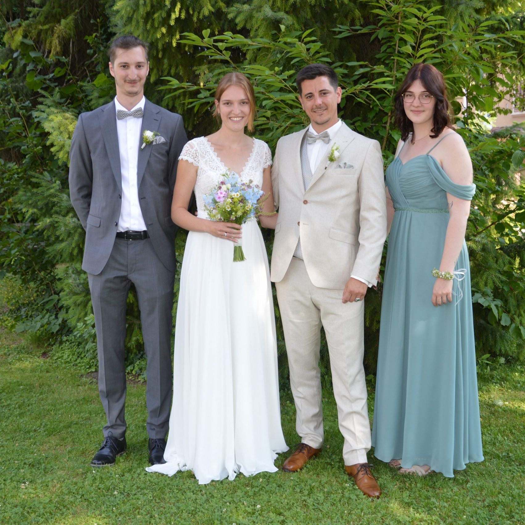 Sabine Ferner und Marcel Ritter haben Hochzeit gefeiert.