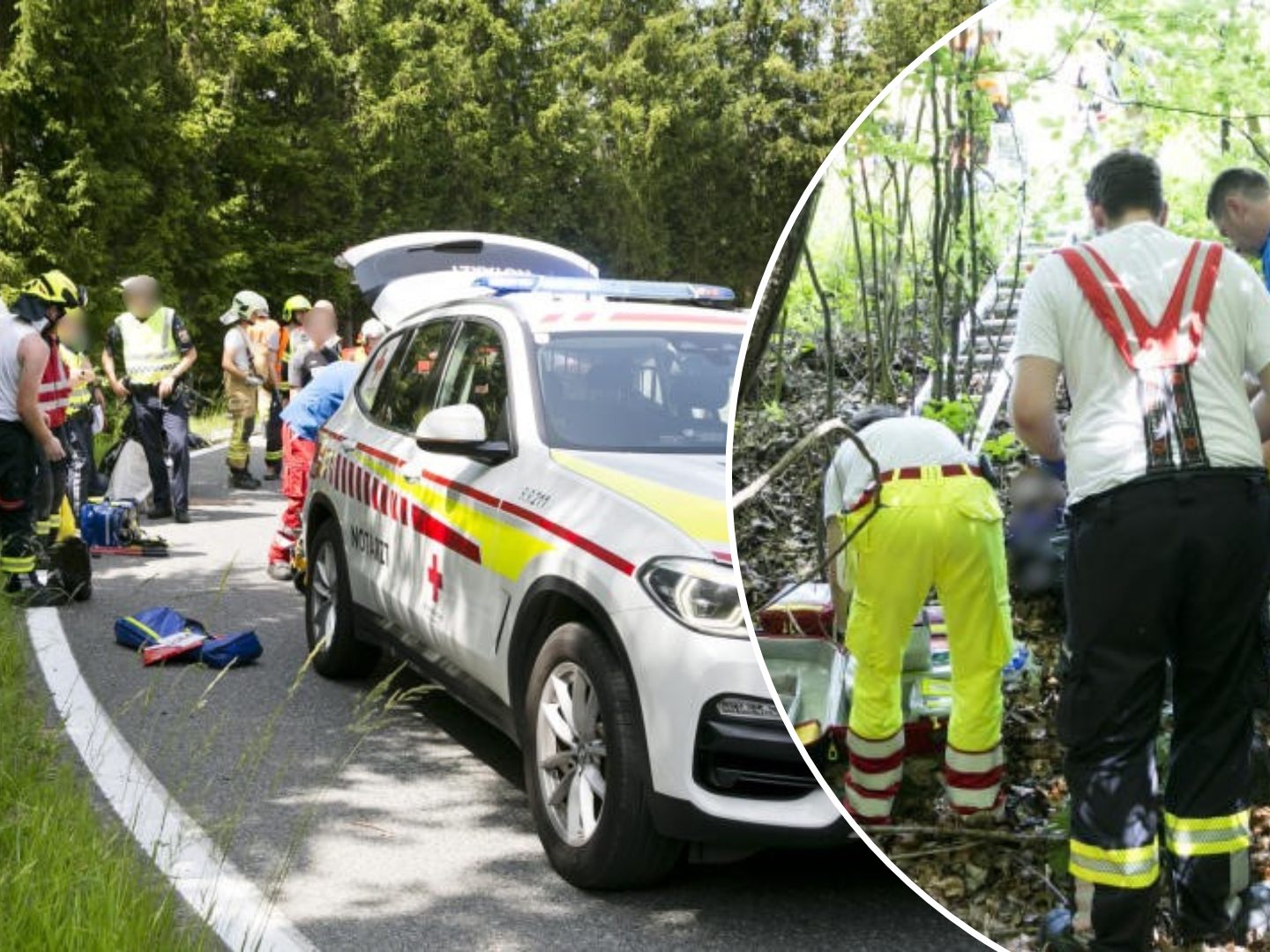 Ein 22-Jähriger erlitt bei dem Unfall eine schwere Beinverletzung. Ein 22-Jähriger erlitt bei dem Unfall eine schwere Beinverletzung.
