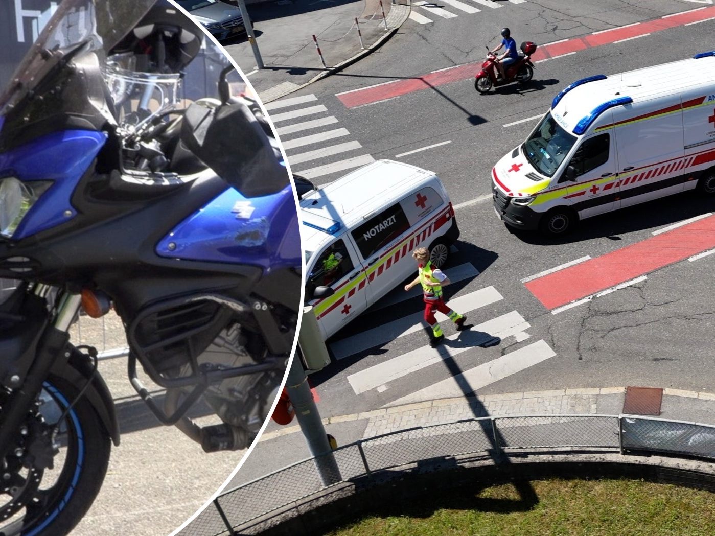 Bei dem Unfall wurde eine Person verletzt.