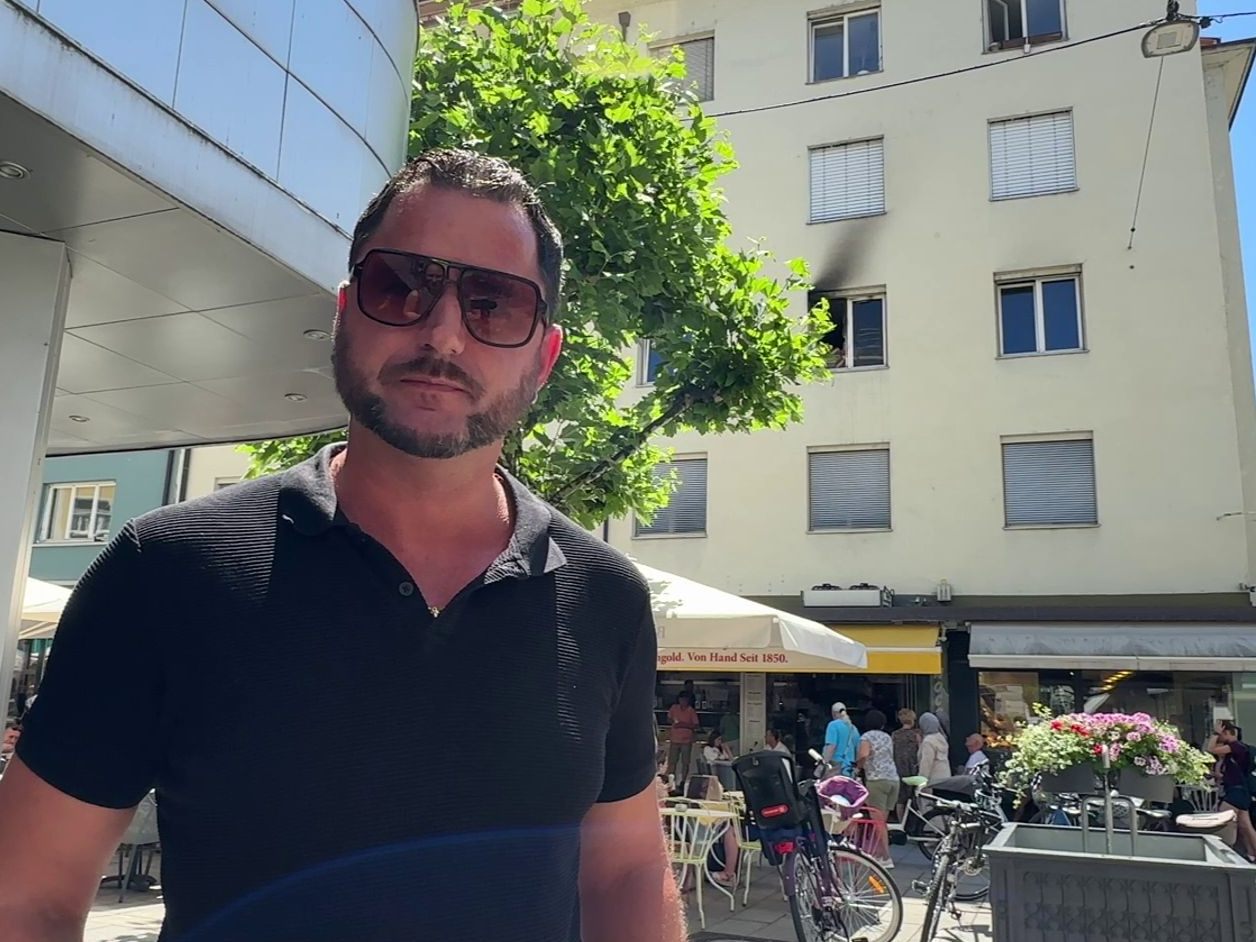 Alexander aus Bregenz handelte, als ein Brand in einer Wohnung ausbrach. Alexander aus Bregenz handelte, als ein Brand in einer Wohnung ausbrach.