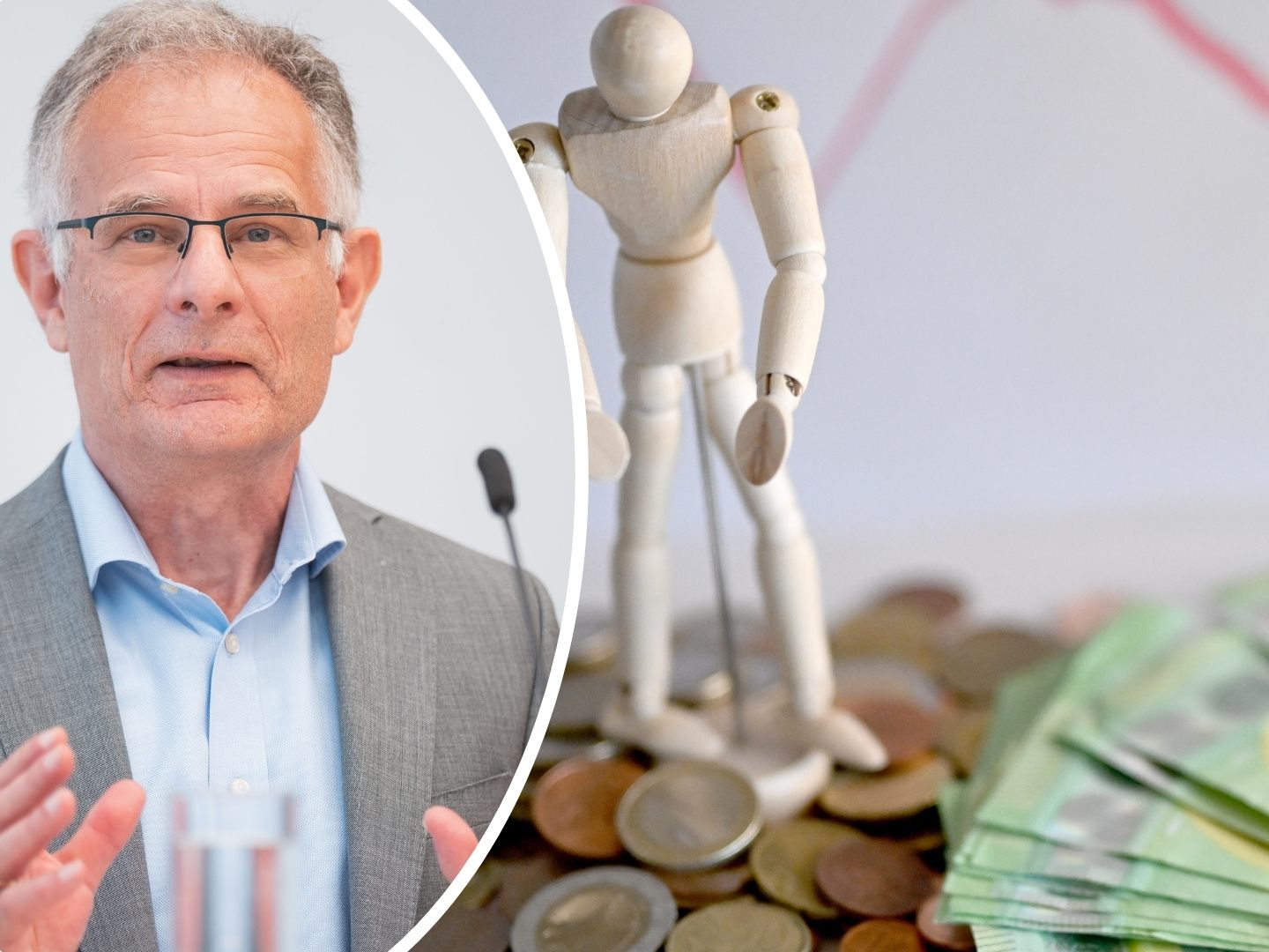 Finanzminister Markus Marterbauer im Rahmen einer Pressekonferenz. Finanzminister Markus Marterbauer im Rahmen einer Pressekonferenz.