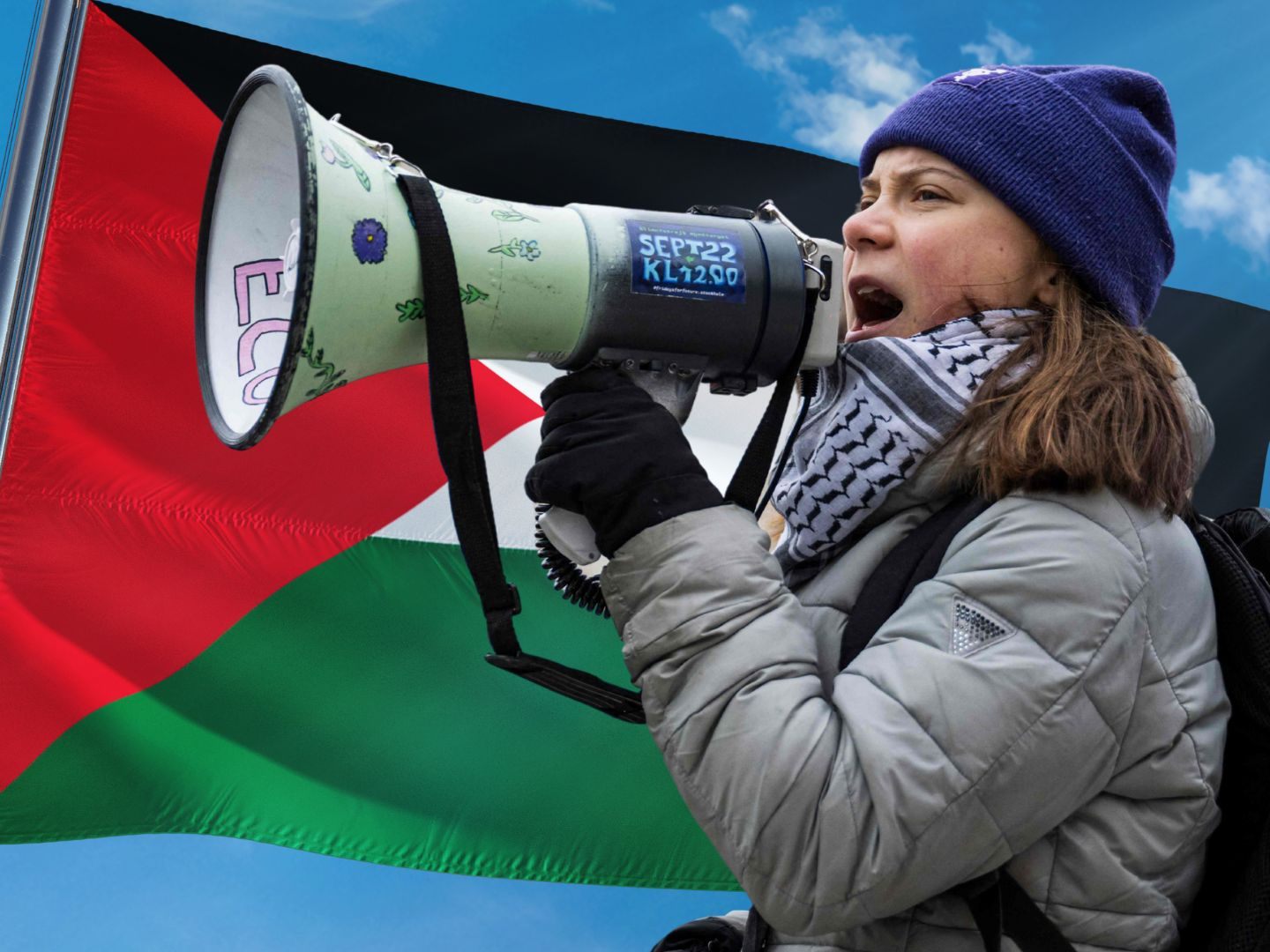 Greta Thunberg segelt in Richtung Gazastreifen.