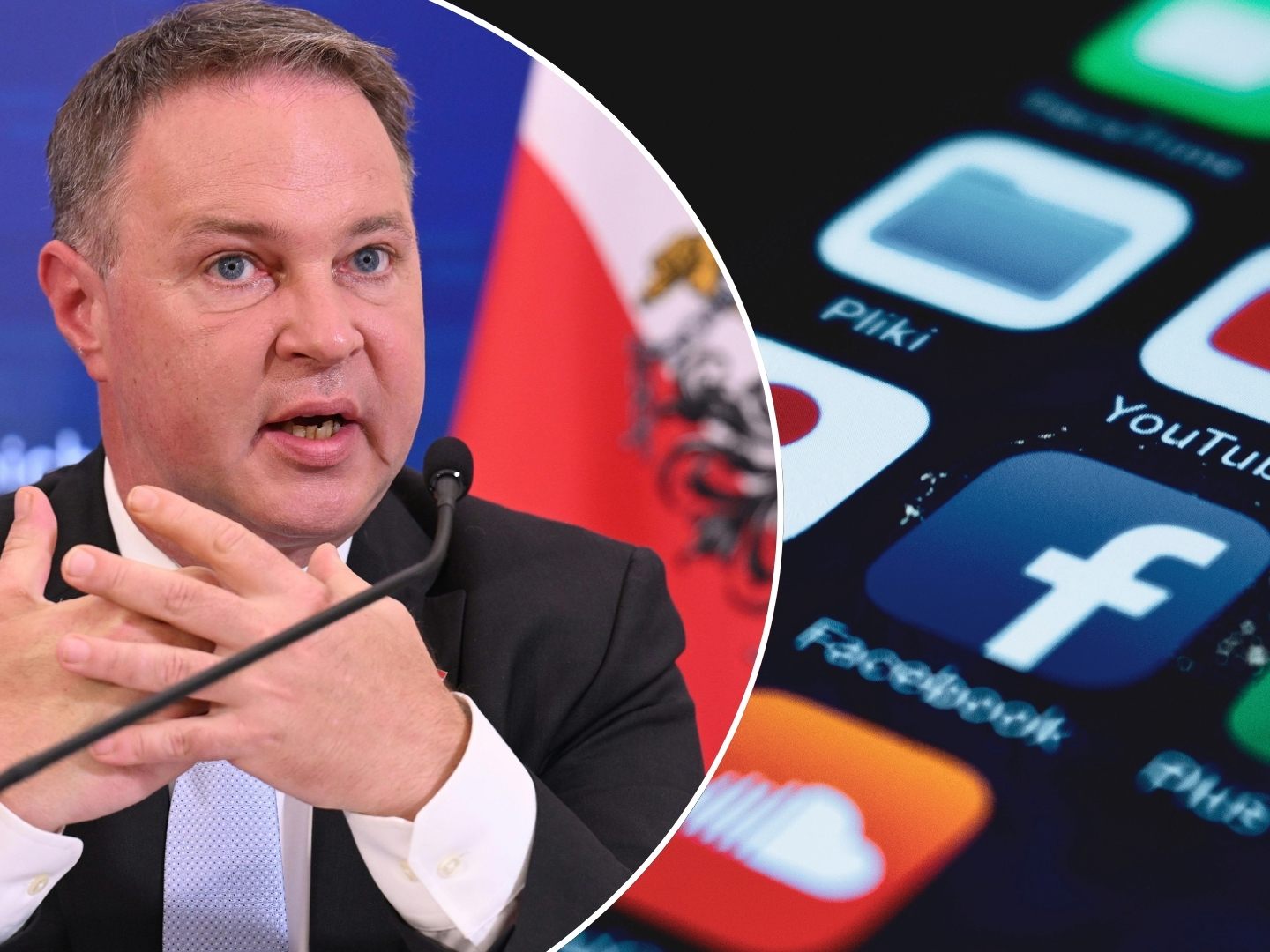 Andreas Babler spricht sich für ein EU-weites Social-Media-Verbot aus.