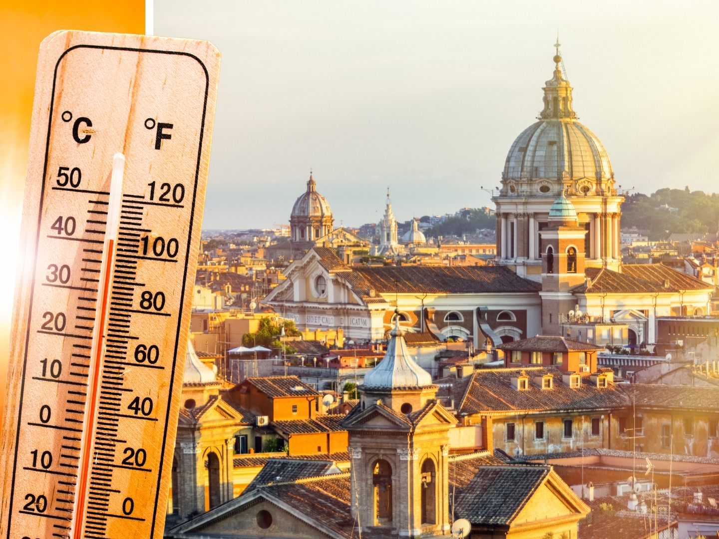 Italien ruft Hitzewarnstufe Rot aus – bis zu 40 Grad erwartet. (Symbolbild)