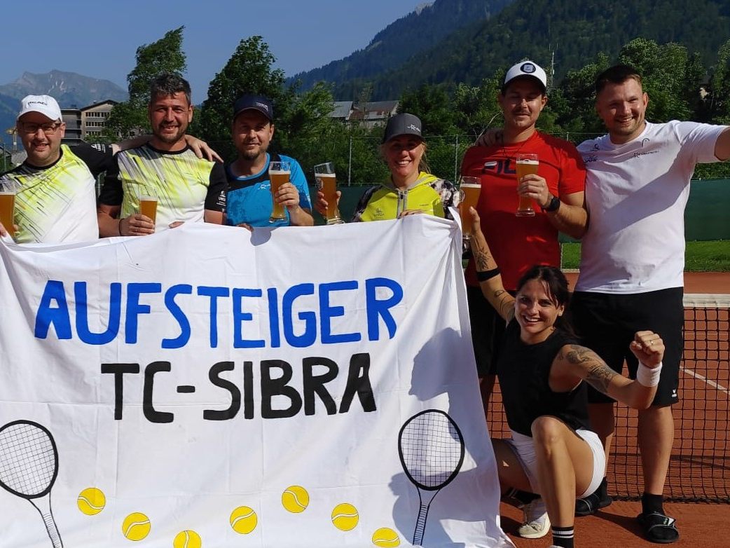 Die Sibratsgfäller Tennisspieler(innen) haben den neuerlichen Aufstieg in die A-Liga verwirklicht.