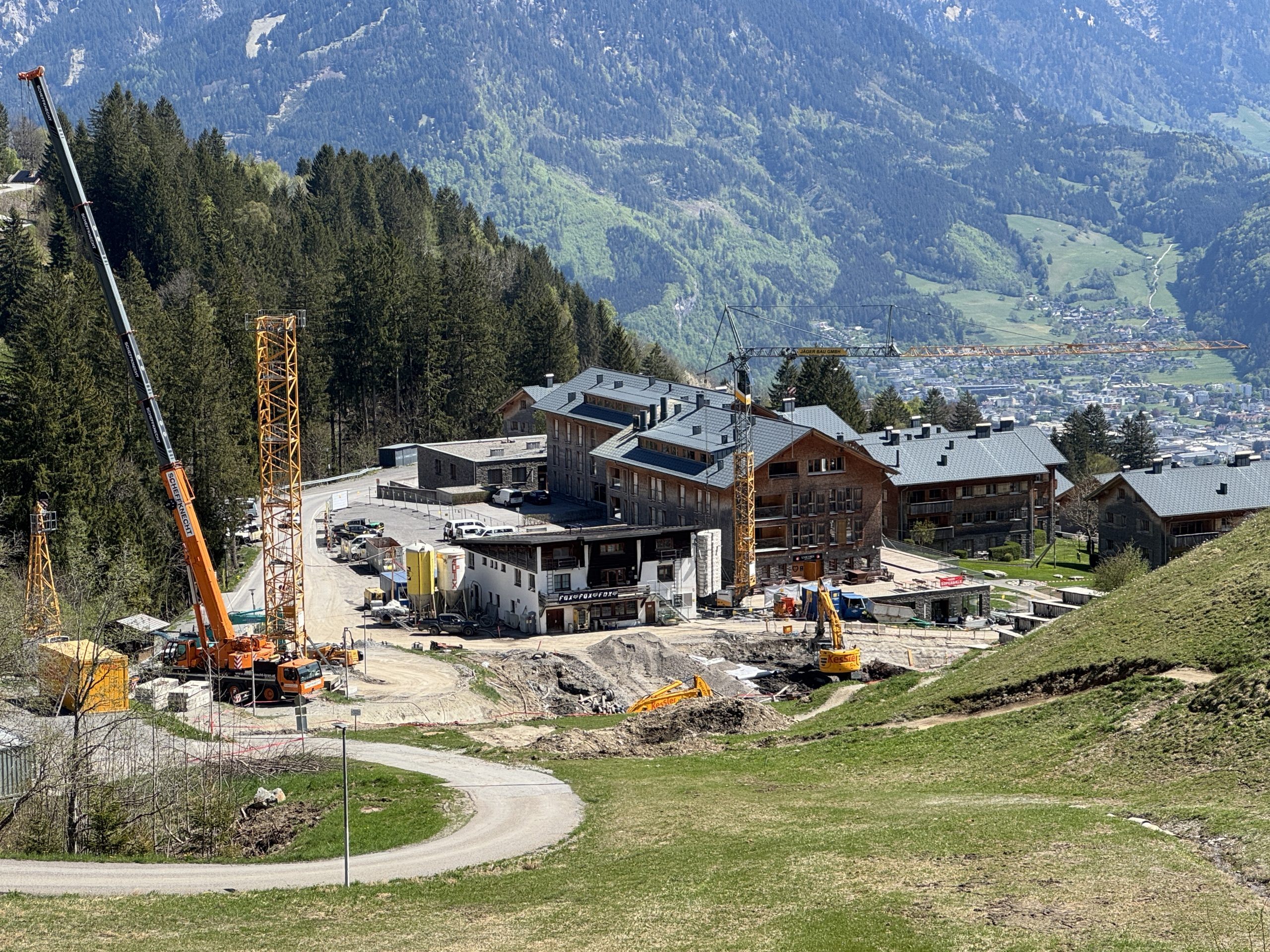 Verletzter auf Baustelle der Einhornbahn Verletzter auf Baustelle der Einhornbahn