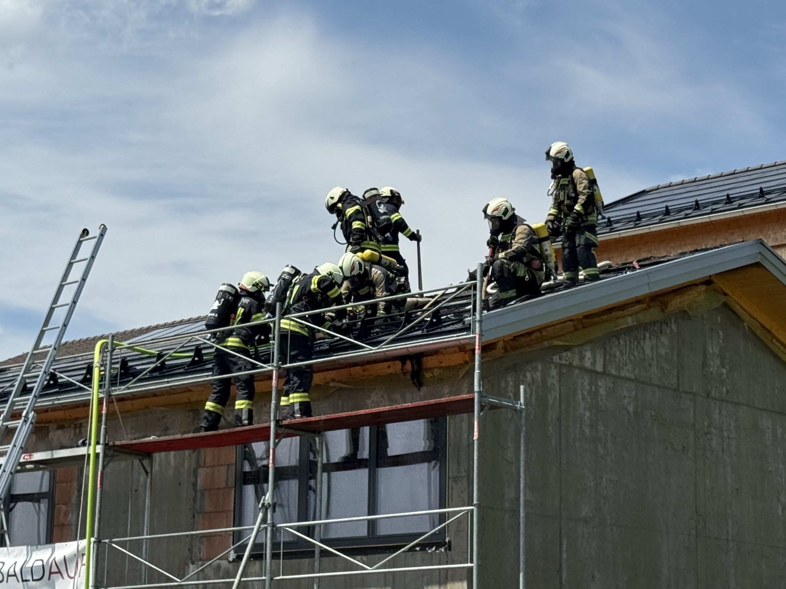 Die Feuerwehr wurde am Samstag zu einem Einsatz nach Doren gerufen.