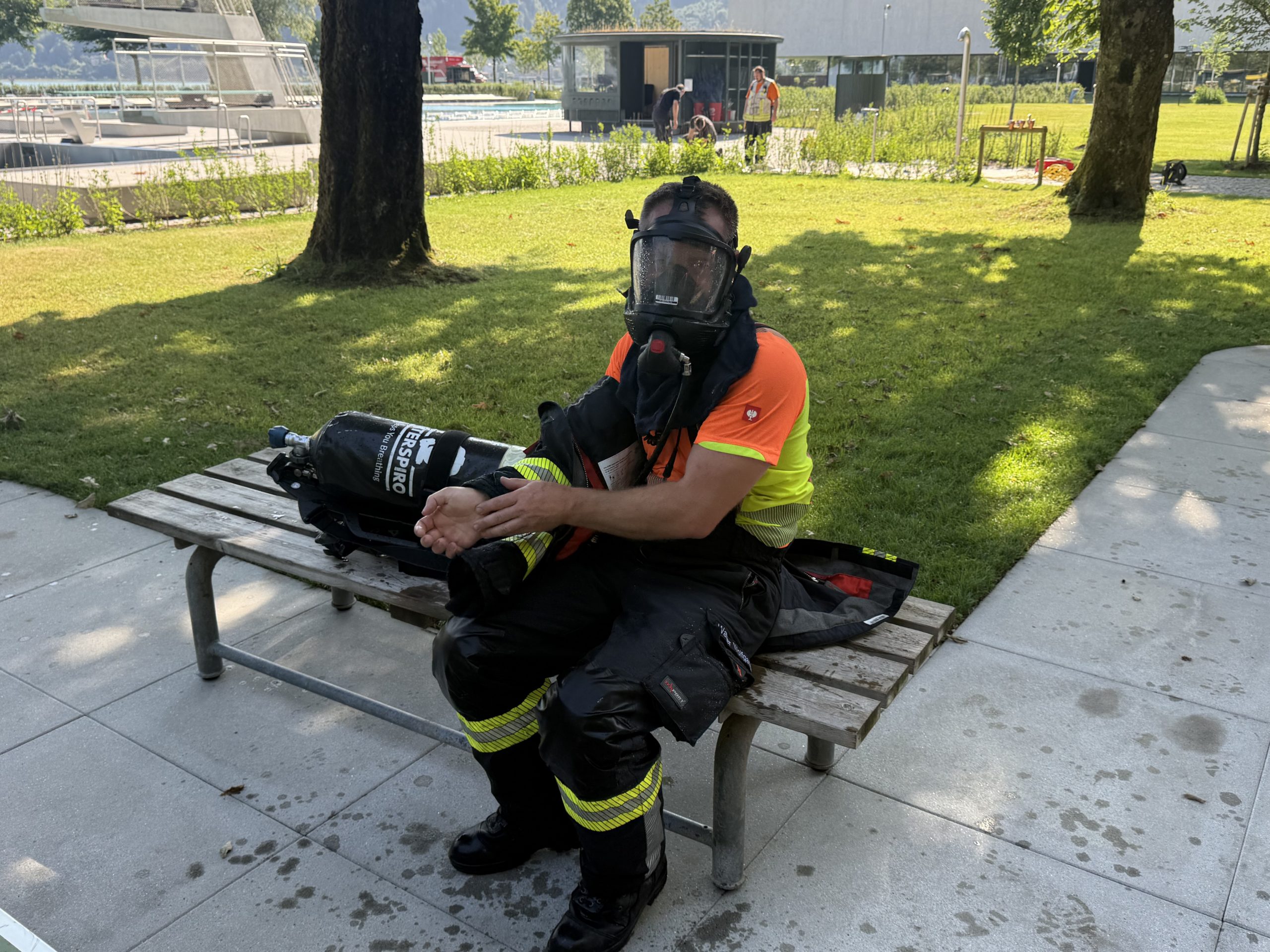 Chlorgasaustritt im Bregenzer Strandbad Chlorgasaustritt im Bregenzer Strandbad