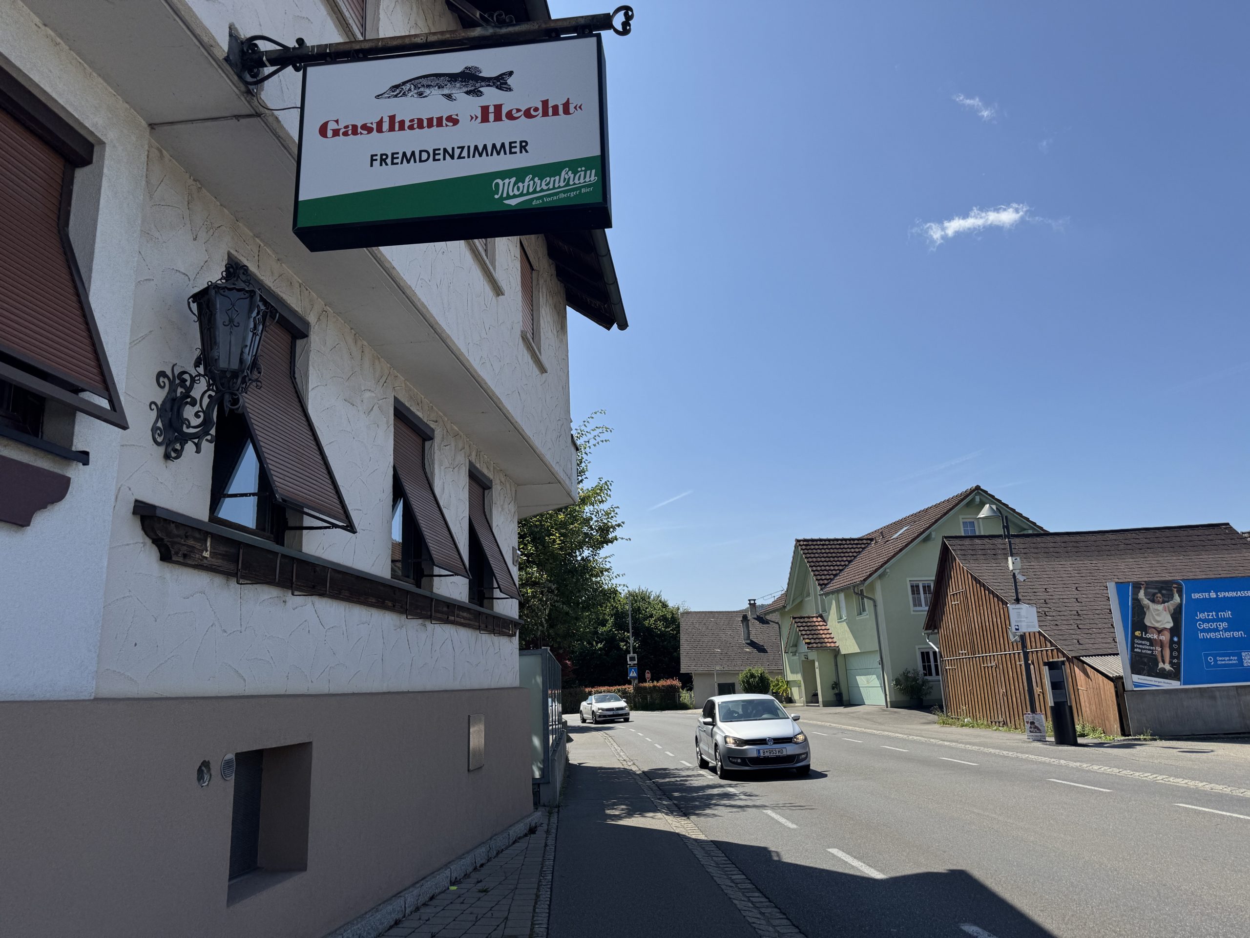 In der Gaißauer Straße gegenüber vom alten Gasthaus Hecht befindet sich eine neue Radarbox.