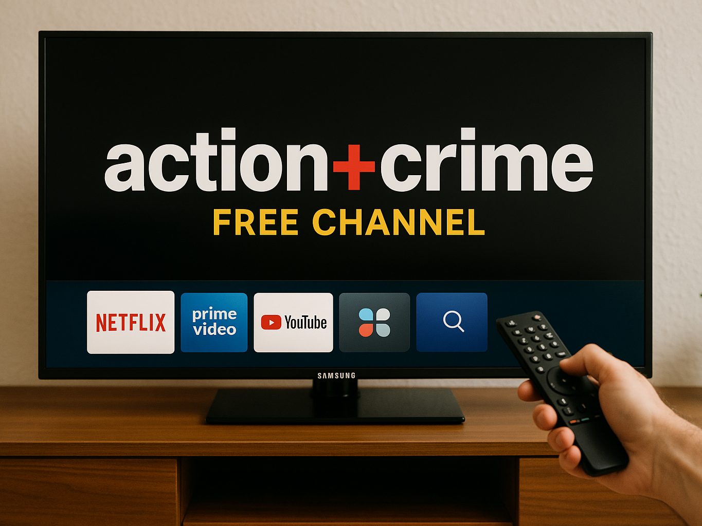 Kostenloser True-Crime-Sender auf Samsung TV (Symbolbild; KI generiert)