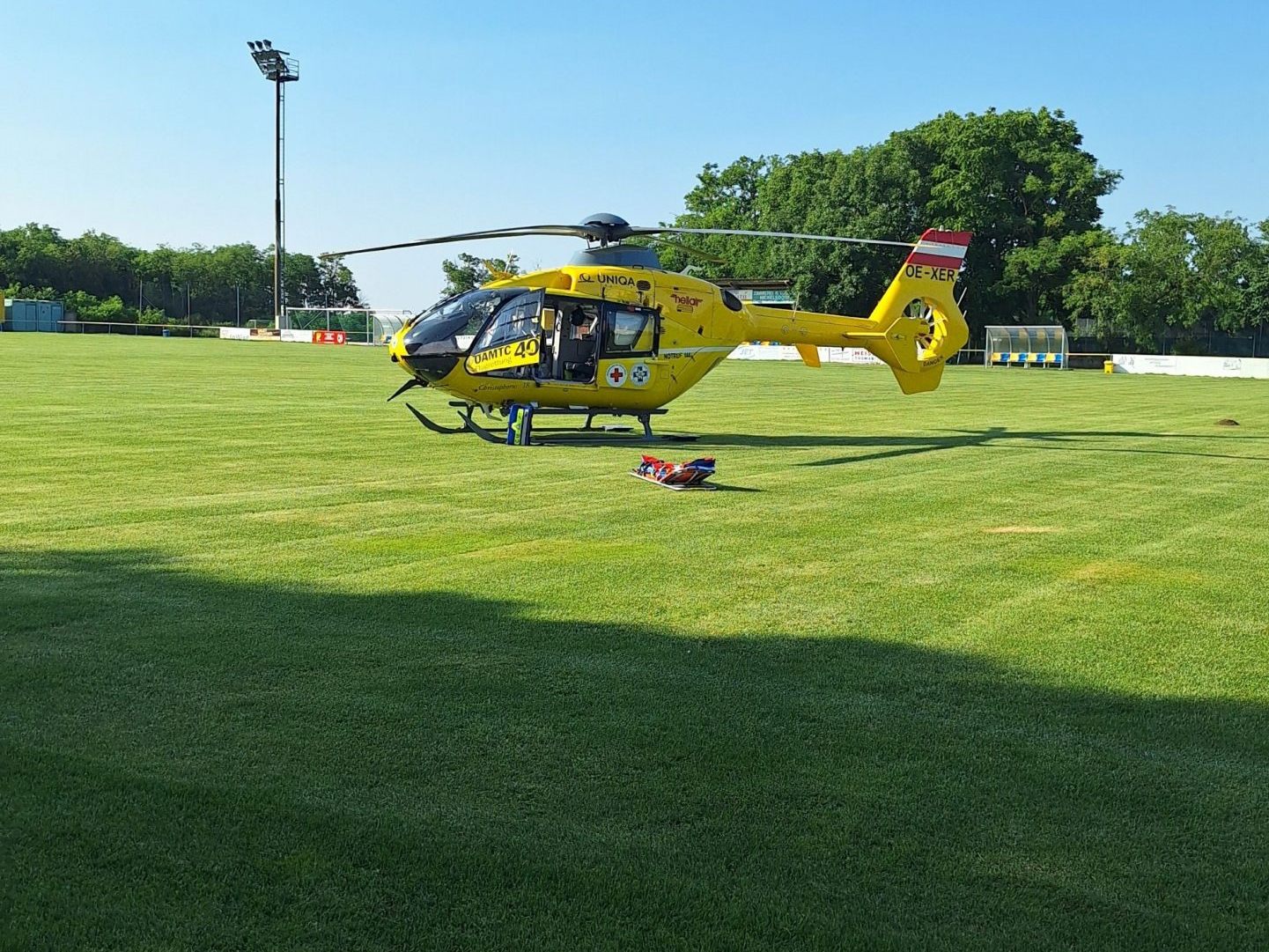 Schlechte Nachrichten vom Nova Rock: Eine Besucherin kam zu Schaden und landete im Spital.
