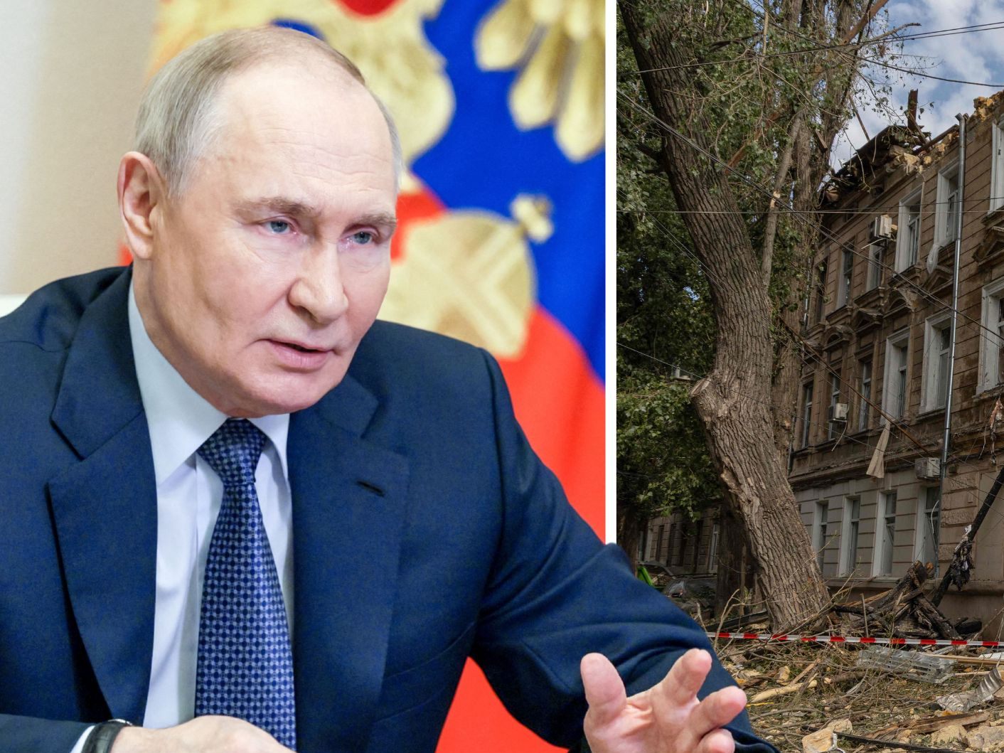 Putin-Regierung nennt Voraussetzung für Kriegsende.