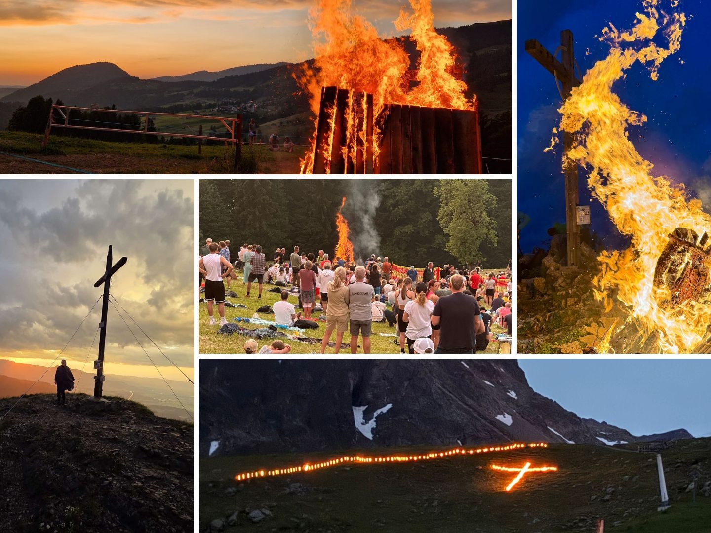 Am Samstag wurden in Vorarlberg zahllose Sonnwendfeuer entzündet.