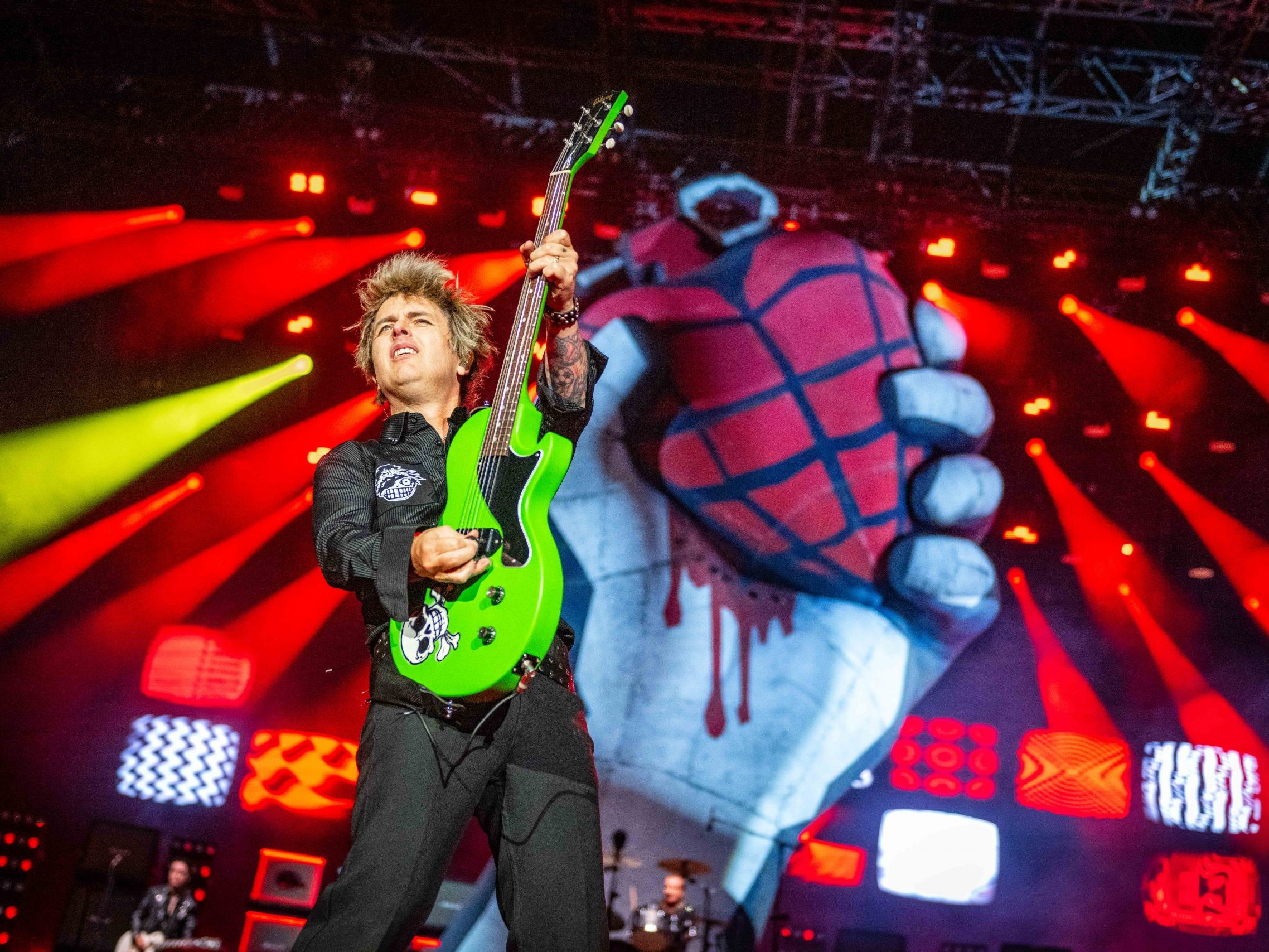 Green Day geben heute wie vor 20 Jahren Vollgas auf der Bühne.