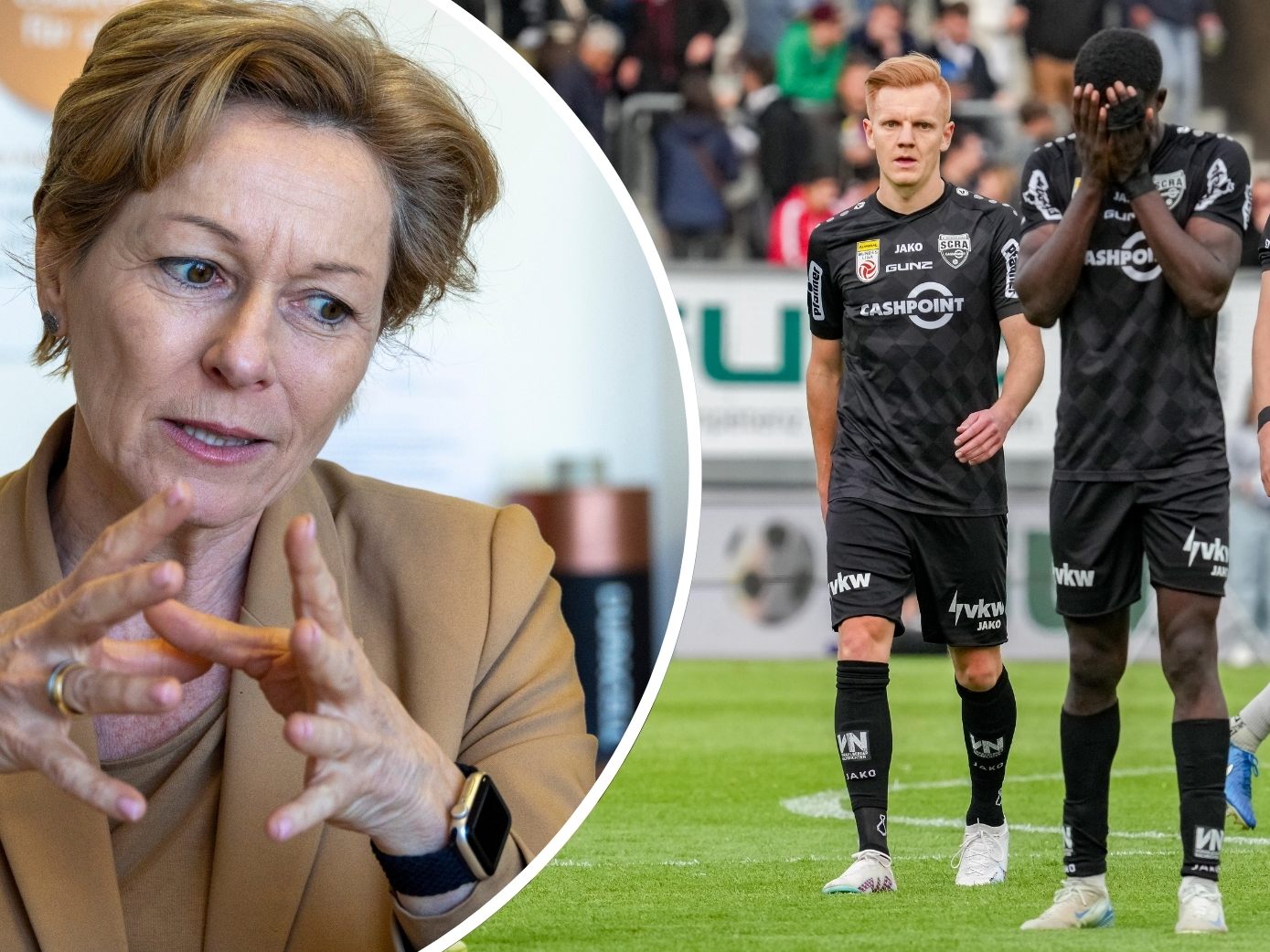 Landesrätin Martina Rüscher (ÖVP) sorgt im Vorarlberger Profisport für Aufregung. Landesrätin Martina Rüscher (ÖVP) sorgt im Vorarlberger Profisport für Aufregung.