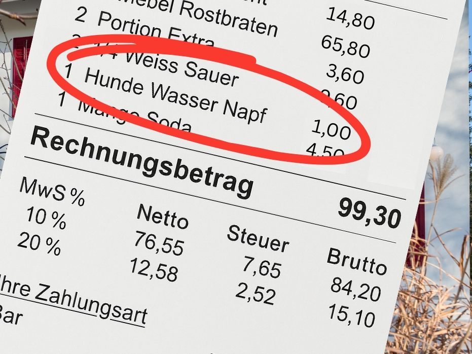 Ist die Servicepauschale für Hundewasser gerechtfertigt?