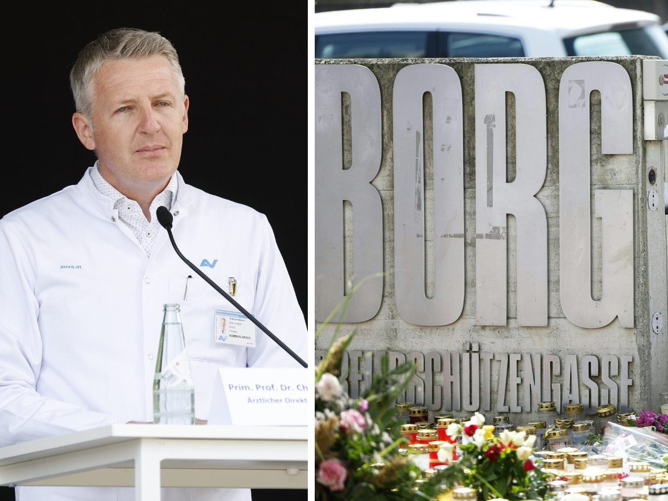 Die Steiermärkische Krankenanstaltengesellschaft (KAGes) hat am Donnerstagnachmittag in einer Pressekonferenz Details über den Zustand der Verletzten nach dem Amoklauf an einer Grazer Schule gegeben. Die Steiermärkische Krankenanstaltengesellschaft (KAGes) hat am Donnerstagnachmittag in einer Pressekonferenz Details über den Zustand der Verletzten nach dem Amoklauf an einer Grazer Schule gegeben.