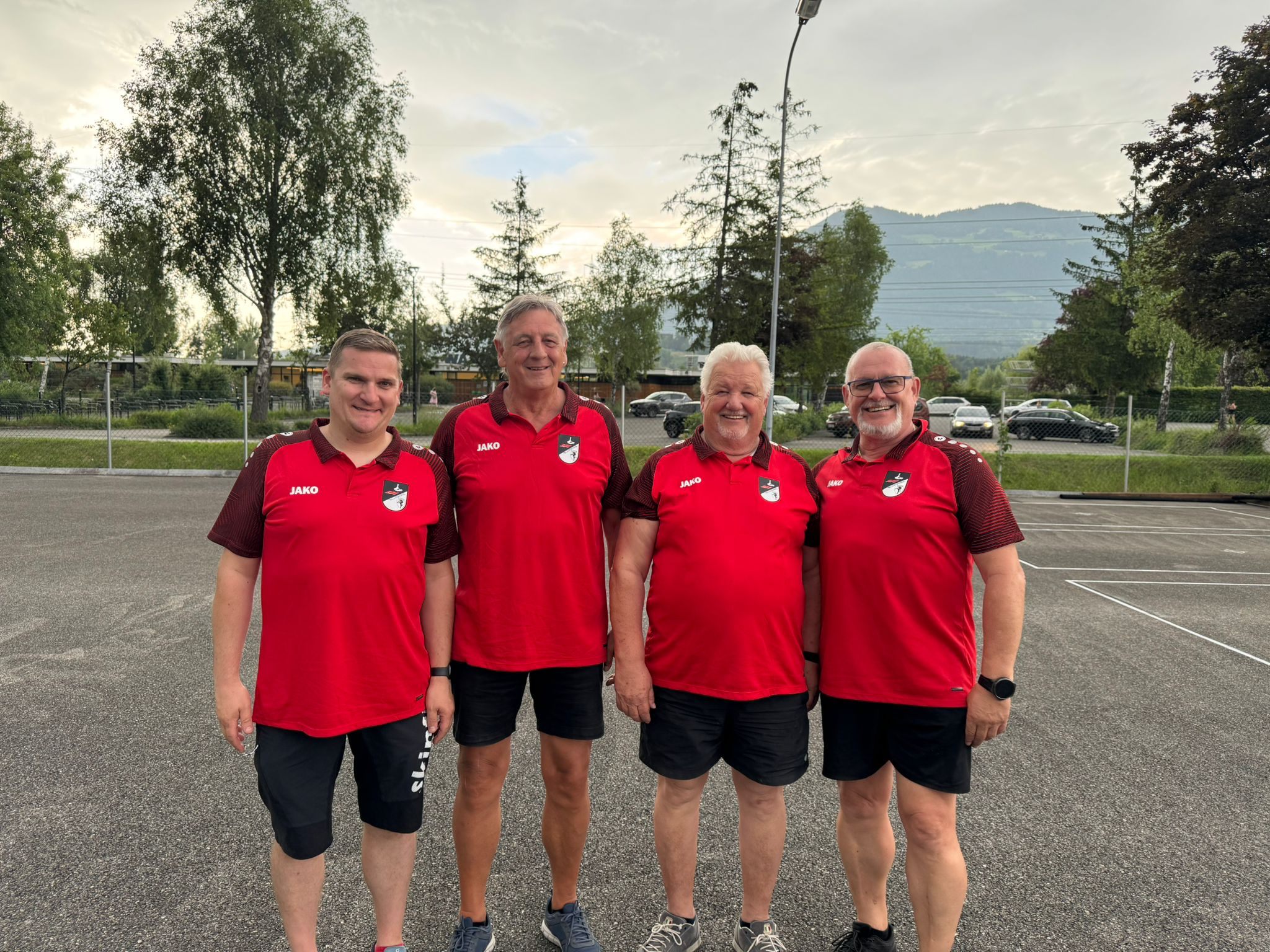 v.l. Vinzenz, Gerhard, Erich, Karl-Heinz