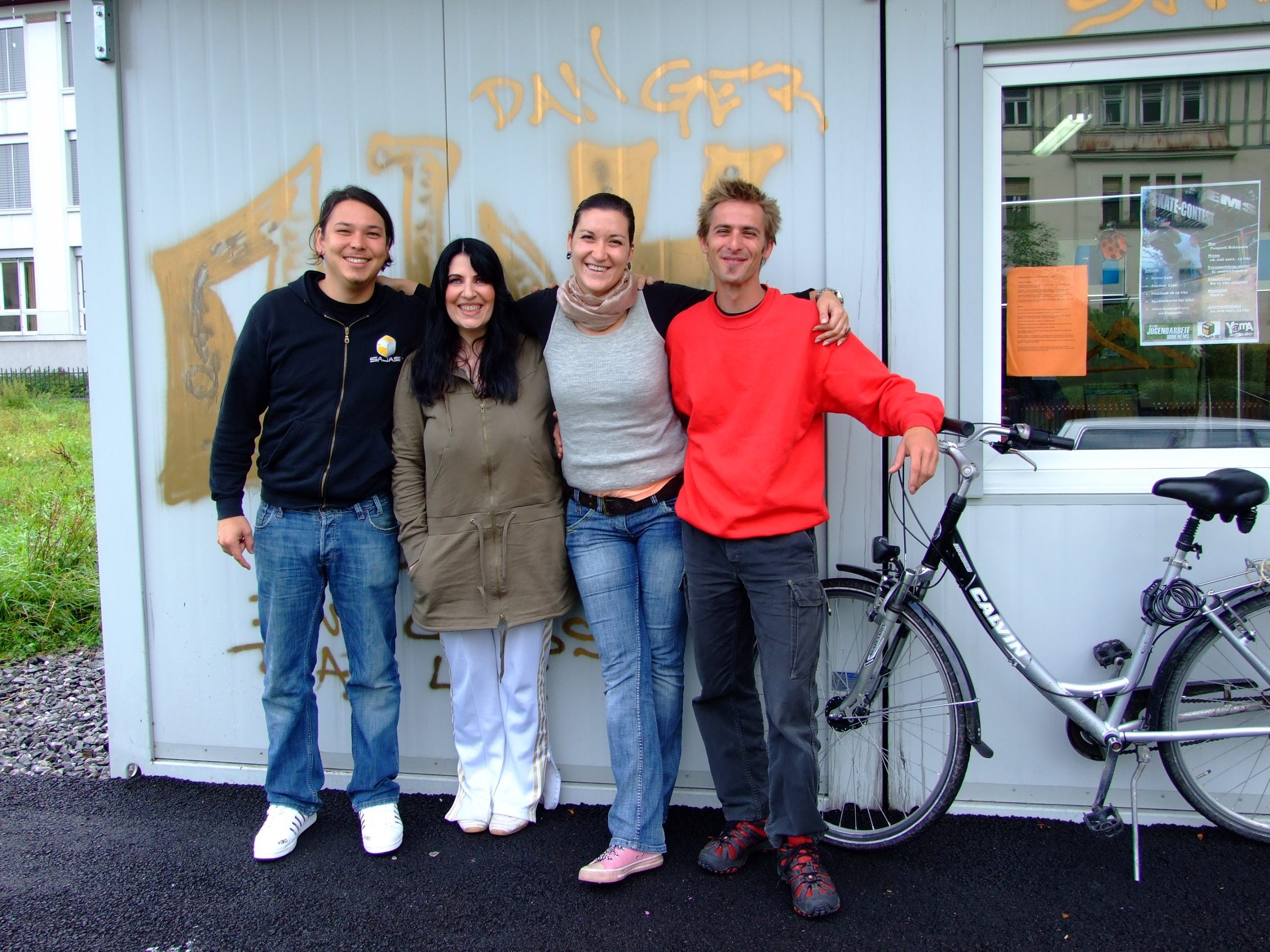 v. l. Kiyoshi, Judith, Hilal, Nino (Foto: OJAH) v. l. Kiyoshi, Judith, Hilal, Nino (Foto: OJAH)