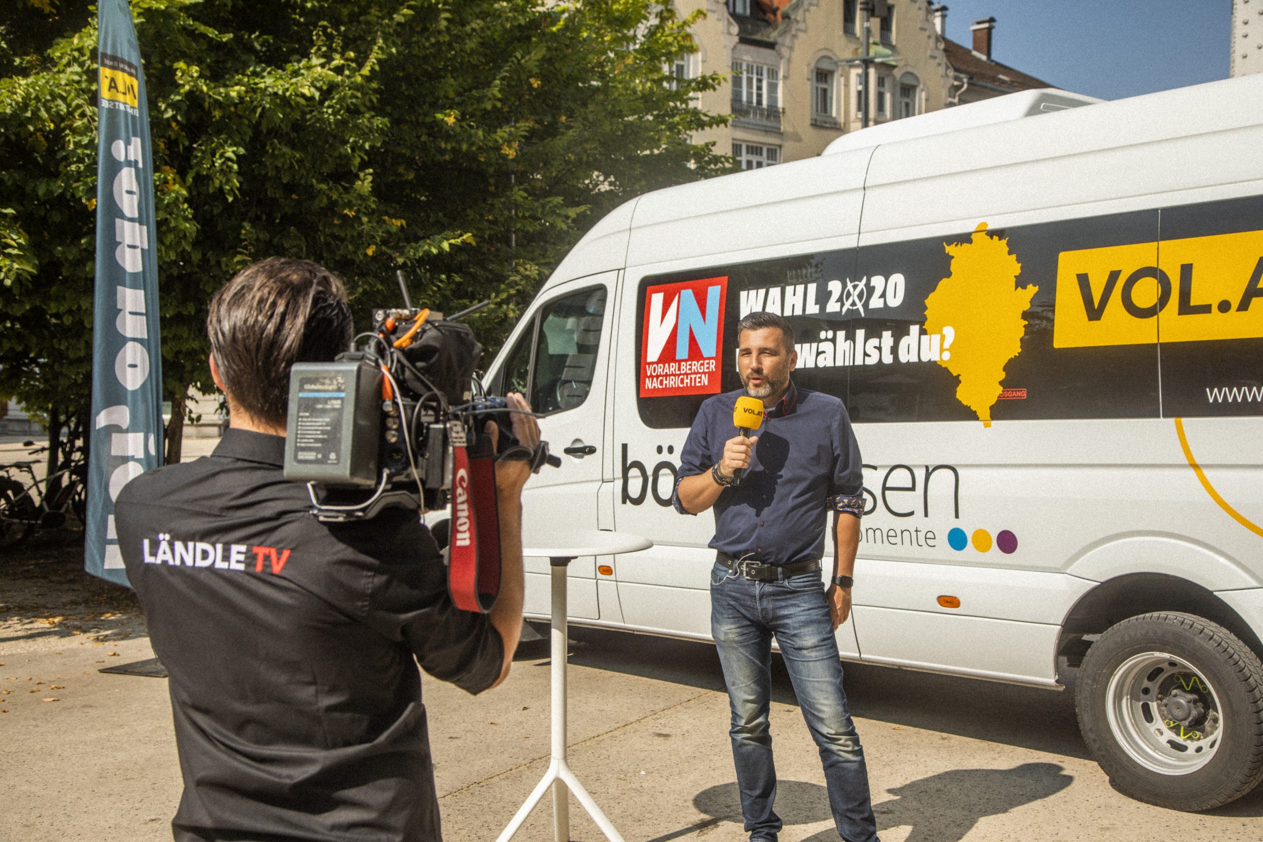 Der Wahlbus im Jahr 2020.