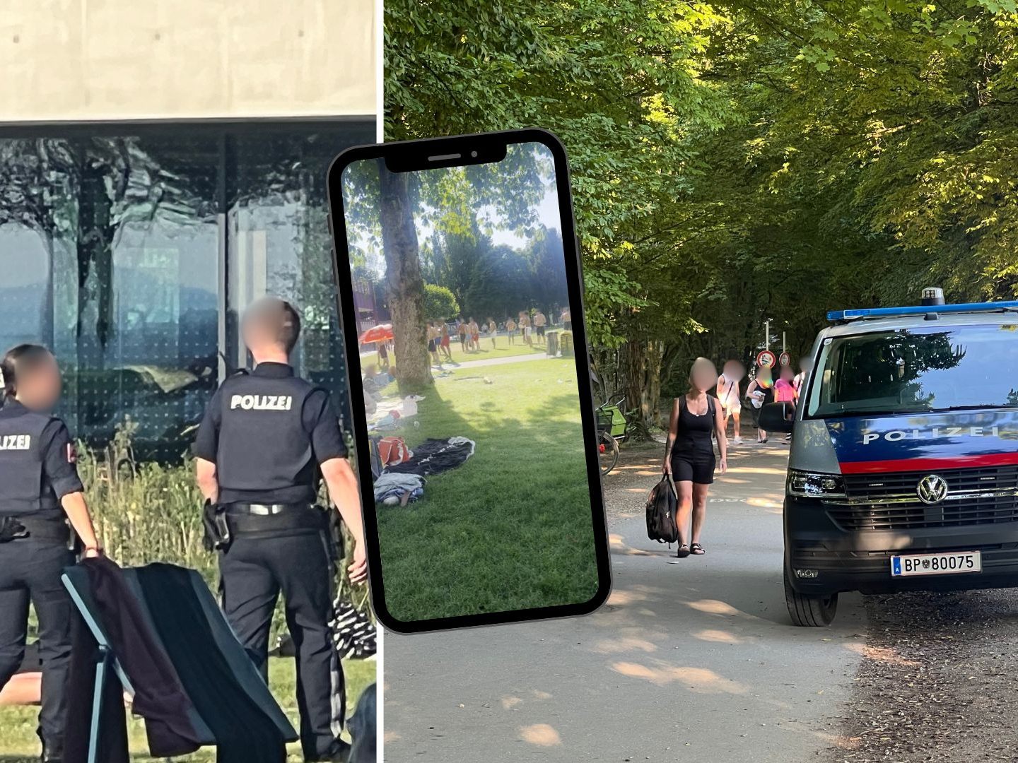 Ein Badegast berichtet von mehreren Polizeieinsätzen. Wie die Polizei reagiert.