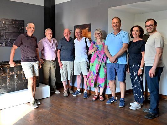 Alexander Plakolm (Plakolm Uhren & Juwelen), Roland Fenkart, Kurt Reutterer (Reutterer Schuhe), Günter Dünfründt, Inge Naier, Hanno Fuchs (Bäckerei & Gasthaus Fuchs), Adriane Vonbank (WOHNWerkstatt Thomas Vonbank), Andreas Fritz-Wachter (Stadtrat für Jugend, Mobilität & Leerstandsmanagement) (v. l. n. r.)