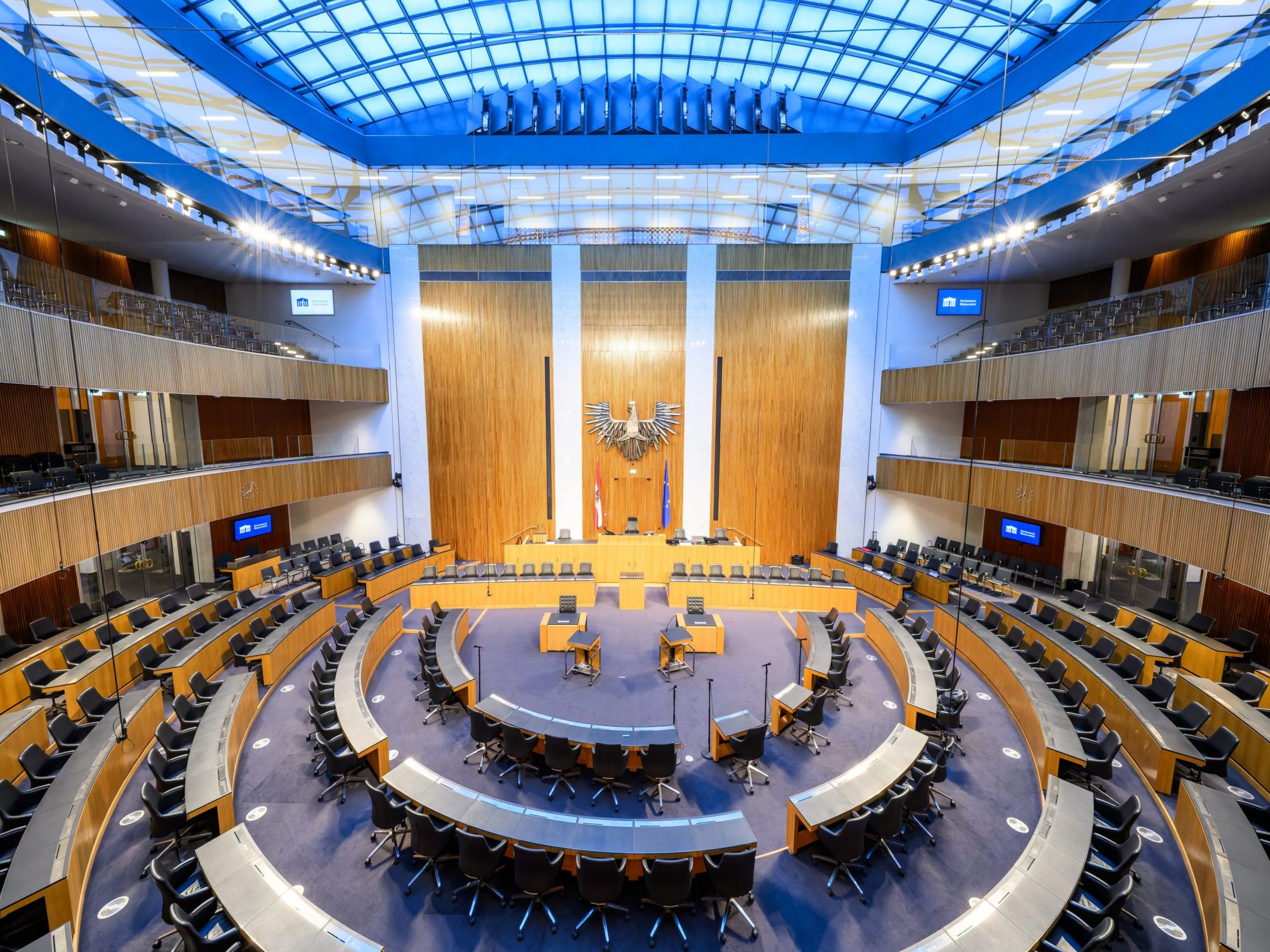 In 40 Sitzungen wurden im Nationalrat 53 Gesetzesbeschlüsse gefasst.