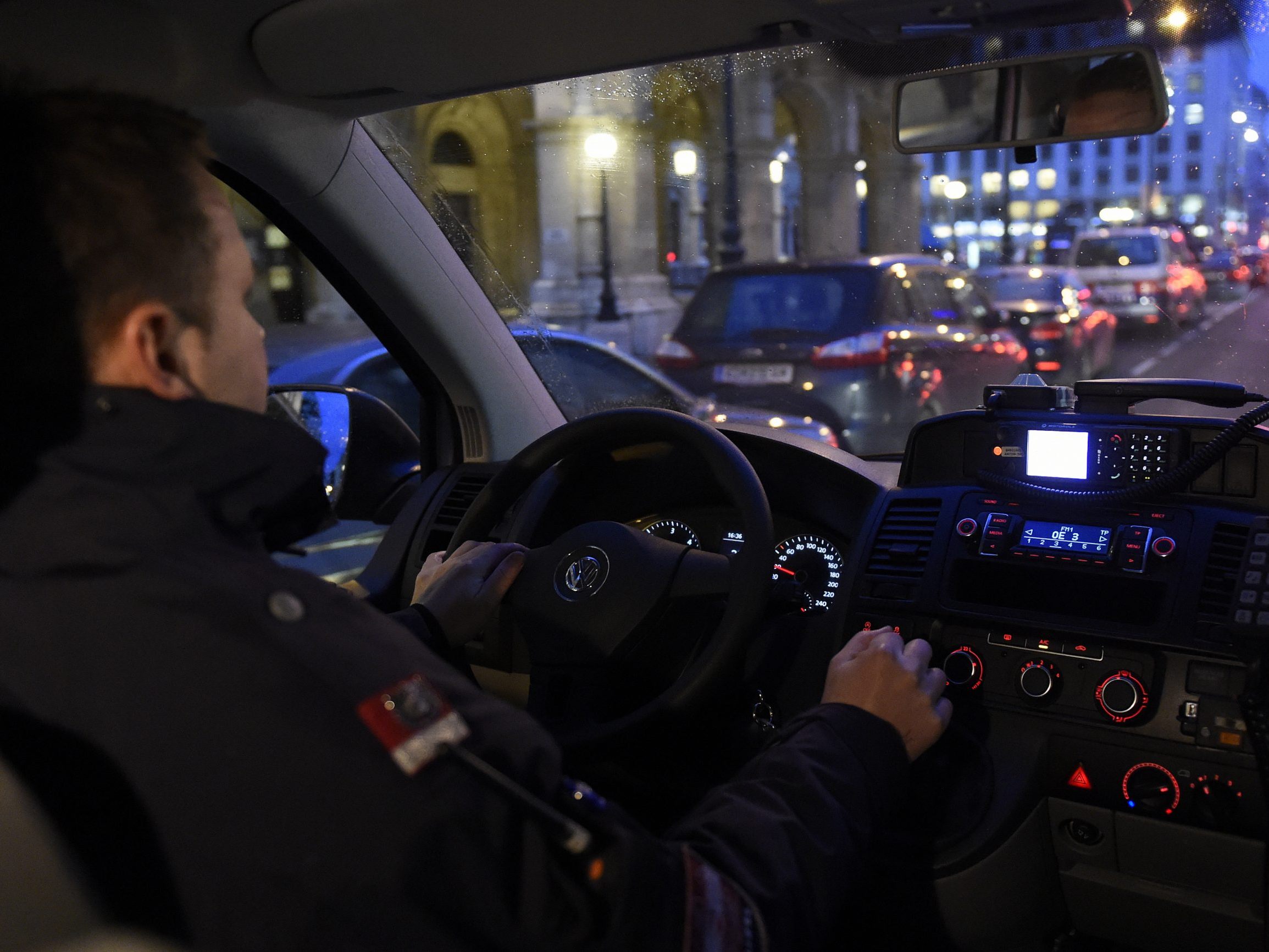 Polizeieinsatz in Wien-Leopoldstadt.