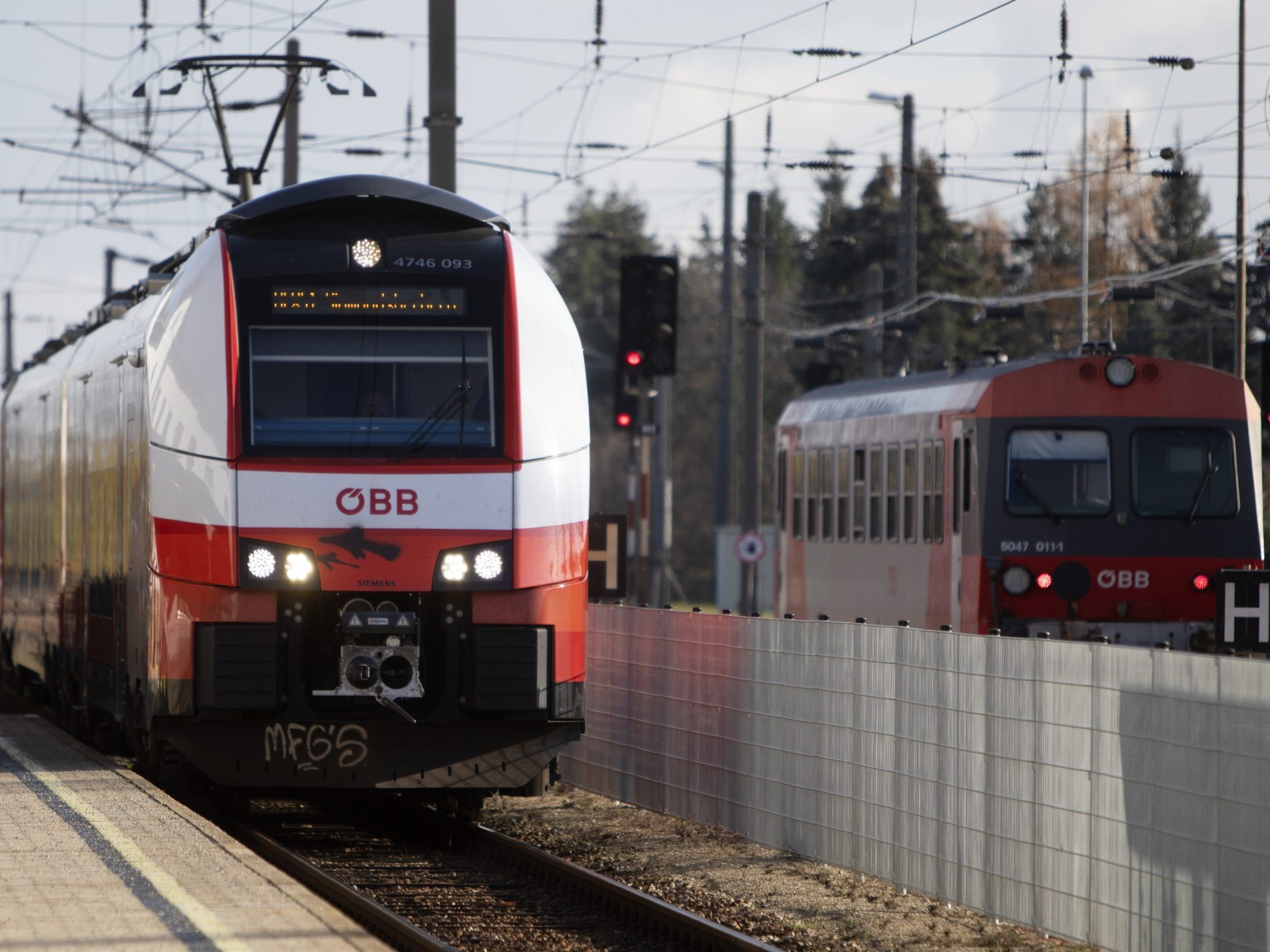 ÖBB informierten über Verschiebung.