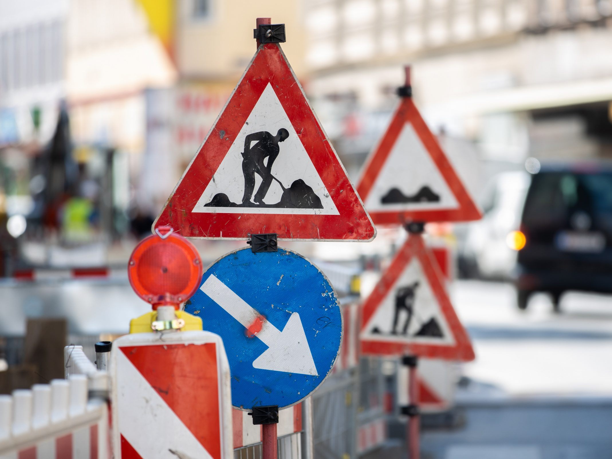 Vor allem im Frühverkehr sorgen die Baustellen für erhebliche Zeitverluste.
