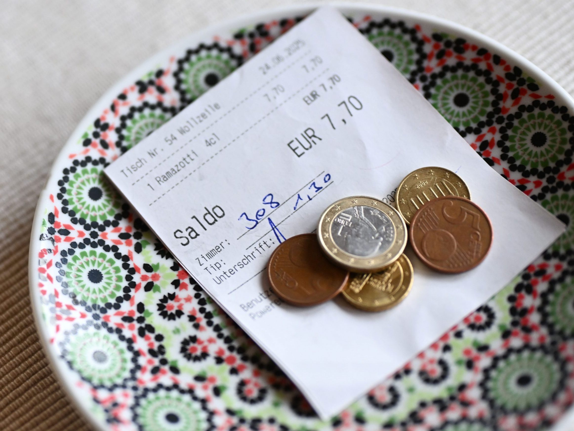 Die Koalition einigte sich auf Trinkgeld-Pauschalen.