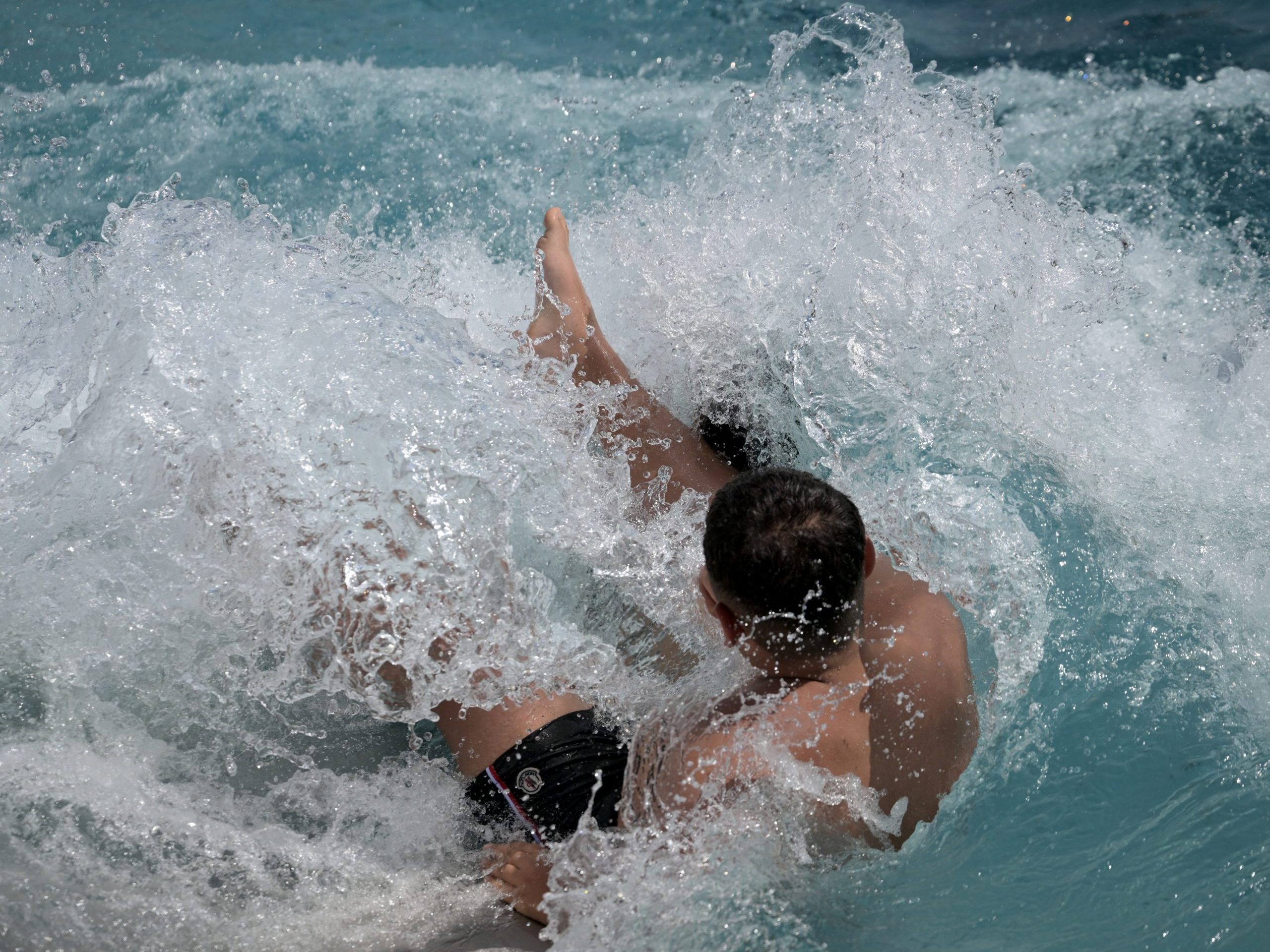 Ein Freibad in Österreich.