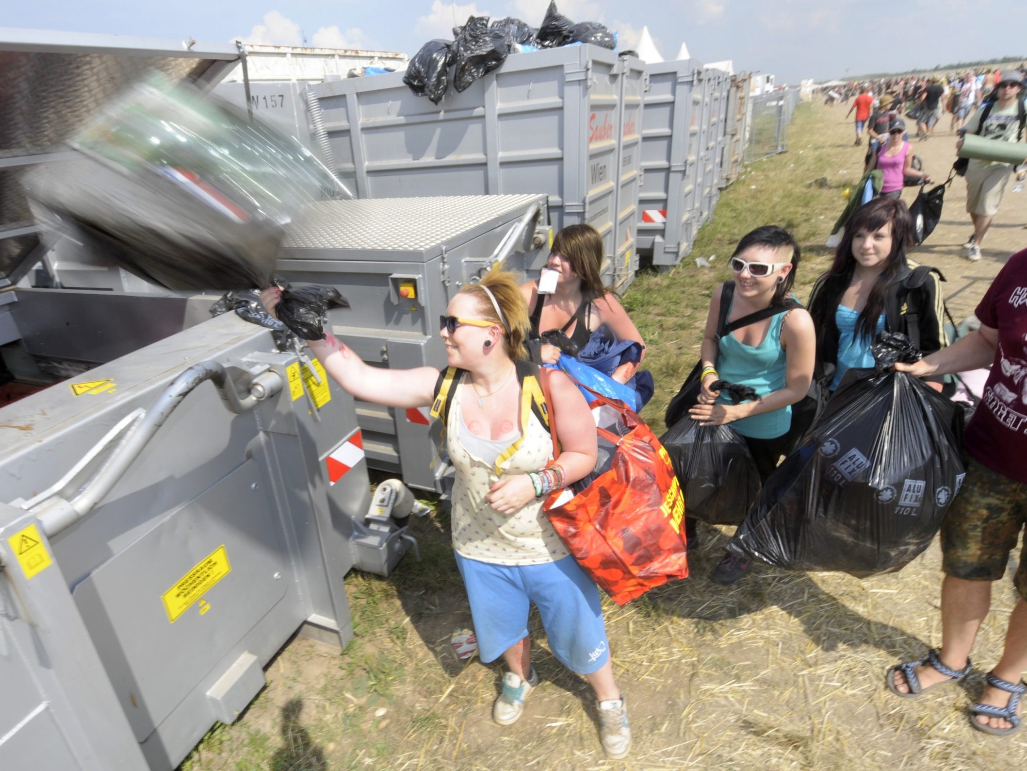 Der verpflichtende Müllbeitrag am Nova Rock Festival wurde für unzulässig erklärt.