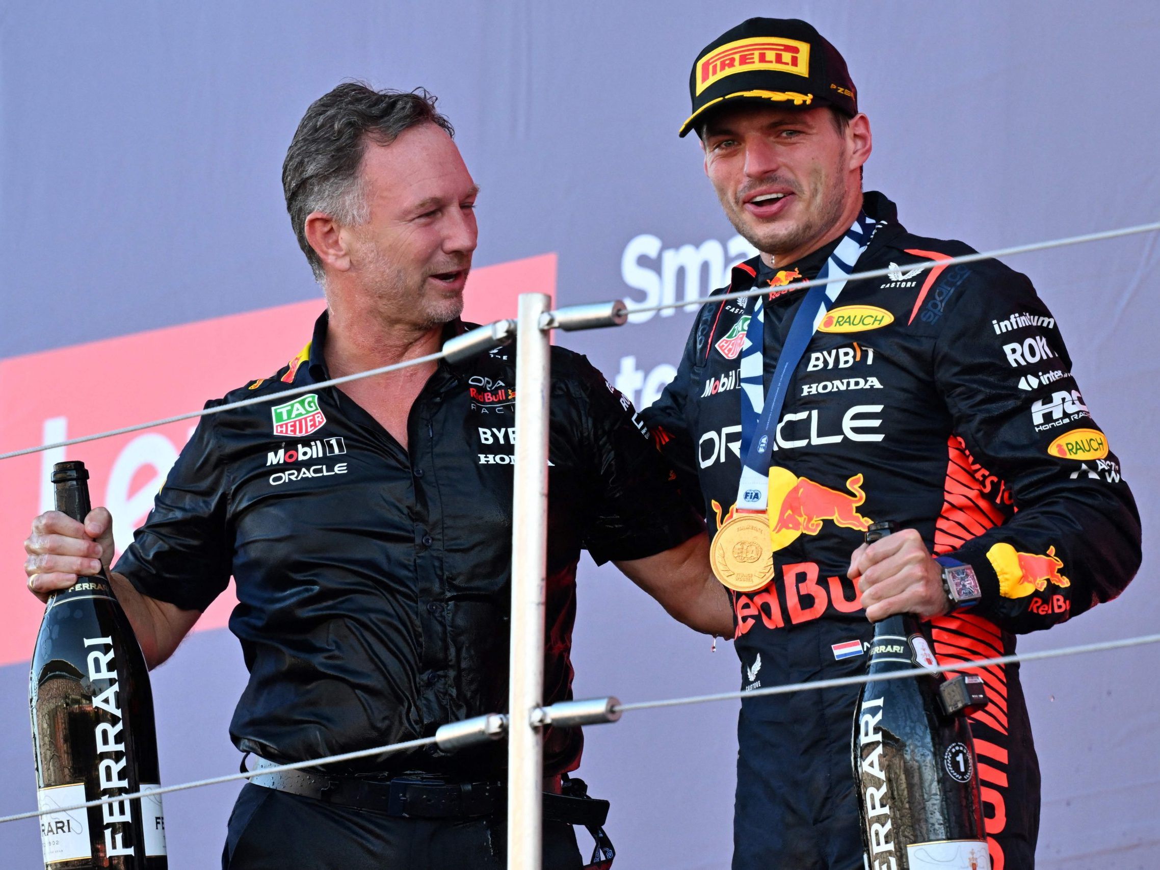 Max Verstappen bedankte sich nach dem Rücktritt von Christian Horner für die gemeinsamen Erfolge. Max Verstappen bedankte sich nach dem Rücktritt von Christian Horner für die gemeinsamen Erfolge.