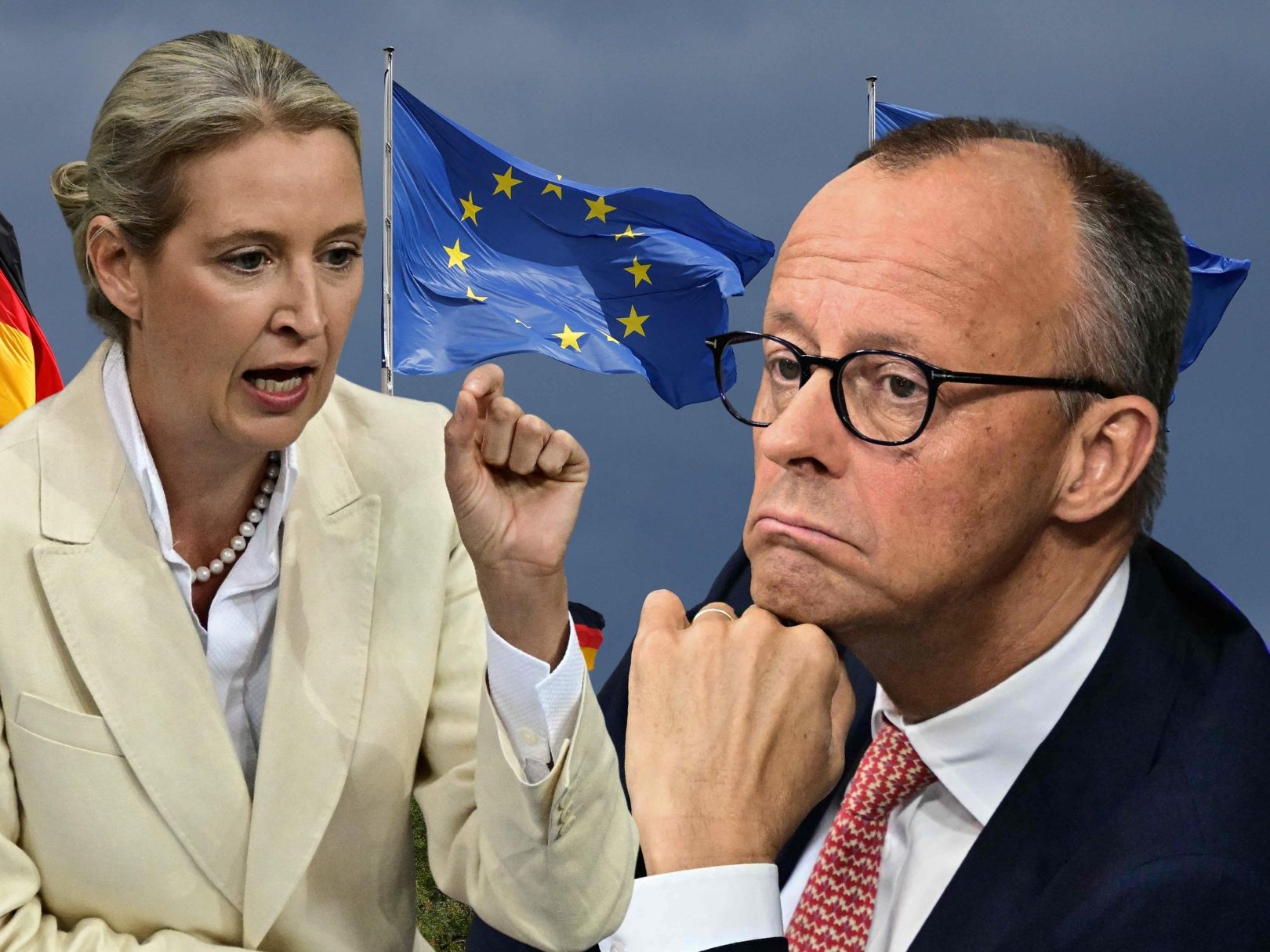 AfD-Fraktionschefin Alice Weidel warf Kanzler Merz in der Generaldebatte Wahlbetrug vor und bezeichnete ihn als "Lügenkanzler".
