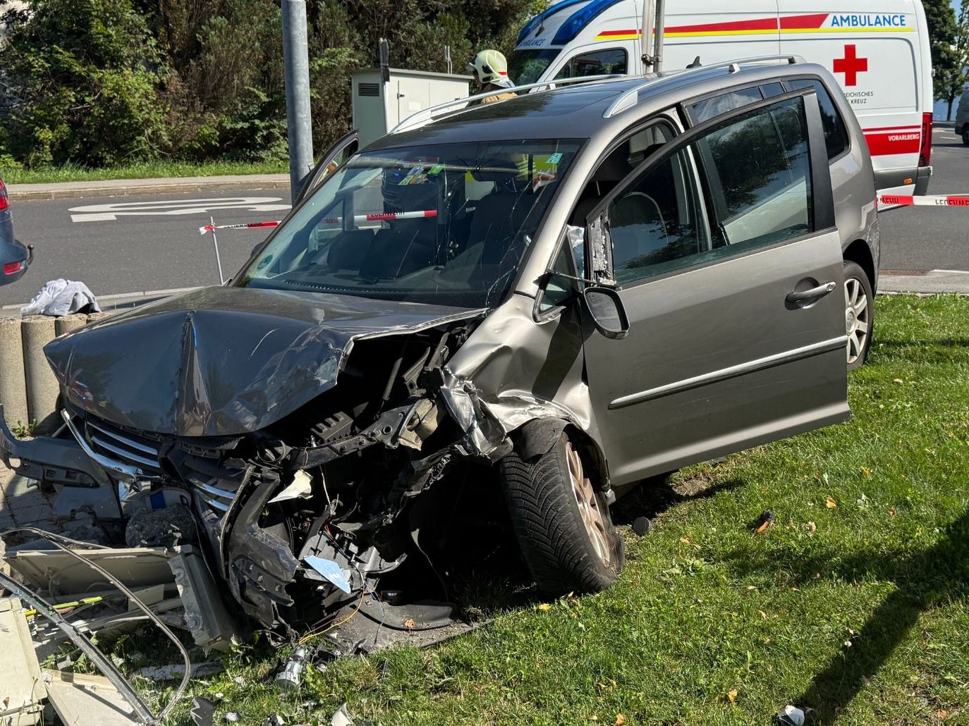 Schwerer Verkehrsunfall in Höchst
