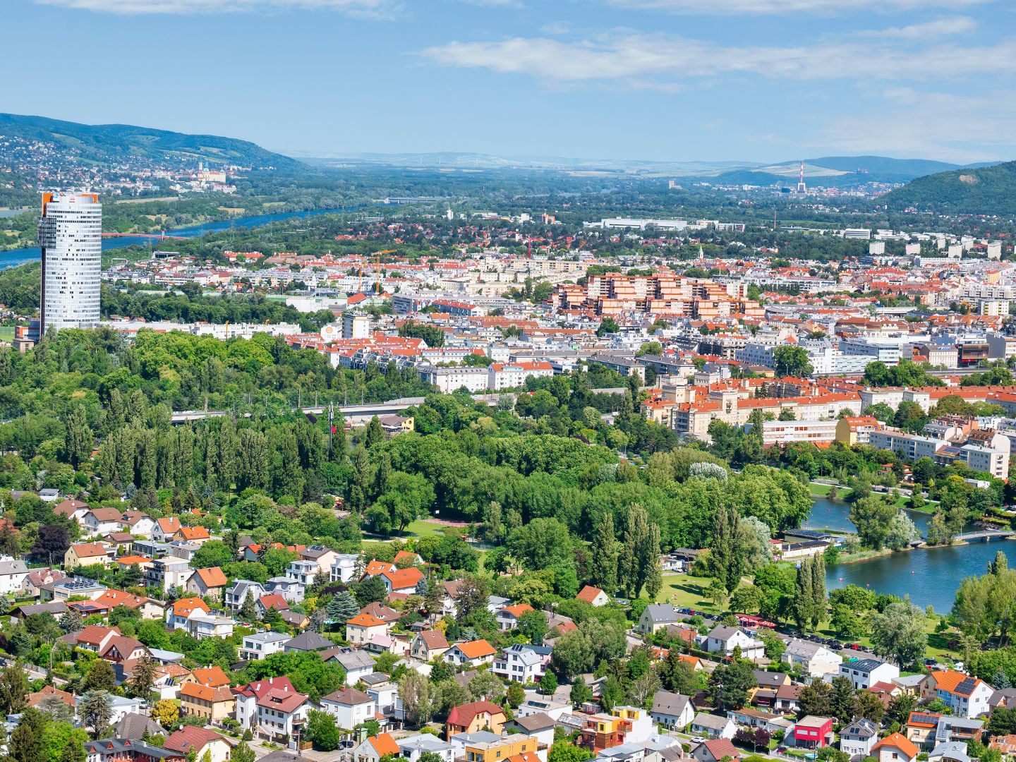 Das teuerste 2024 in Wien-Floridsdorf verkaufte Gebäude verfügt über eine große Außenfläche.