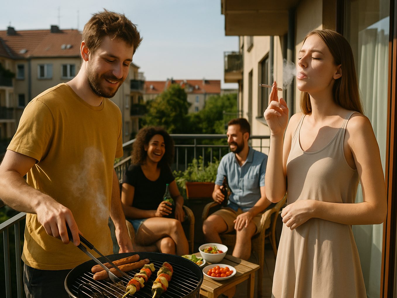 Sonne, Grill und Musik: Was auf dem Balkon erlaubt ist Sonne, Grill und Musik: Was auf dem Balkon erlaubt ist