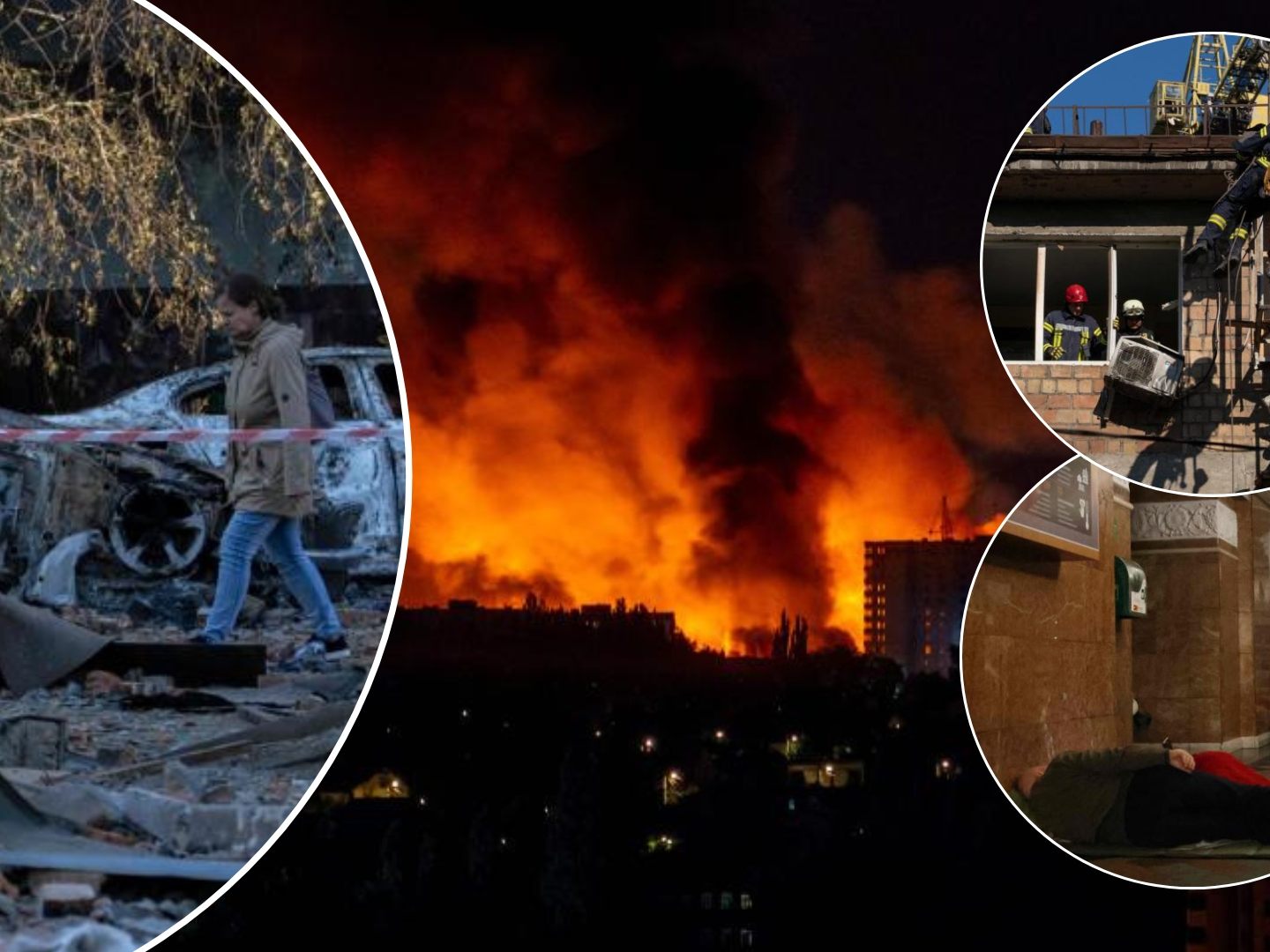 Die Ukraine hat eine schwere Nacht hinter sich.