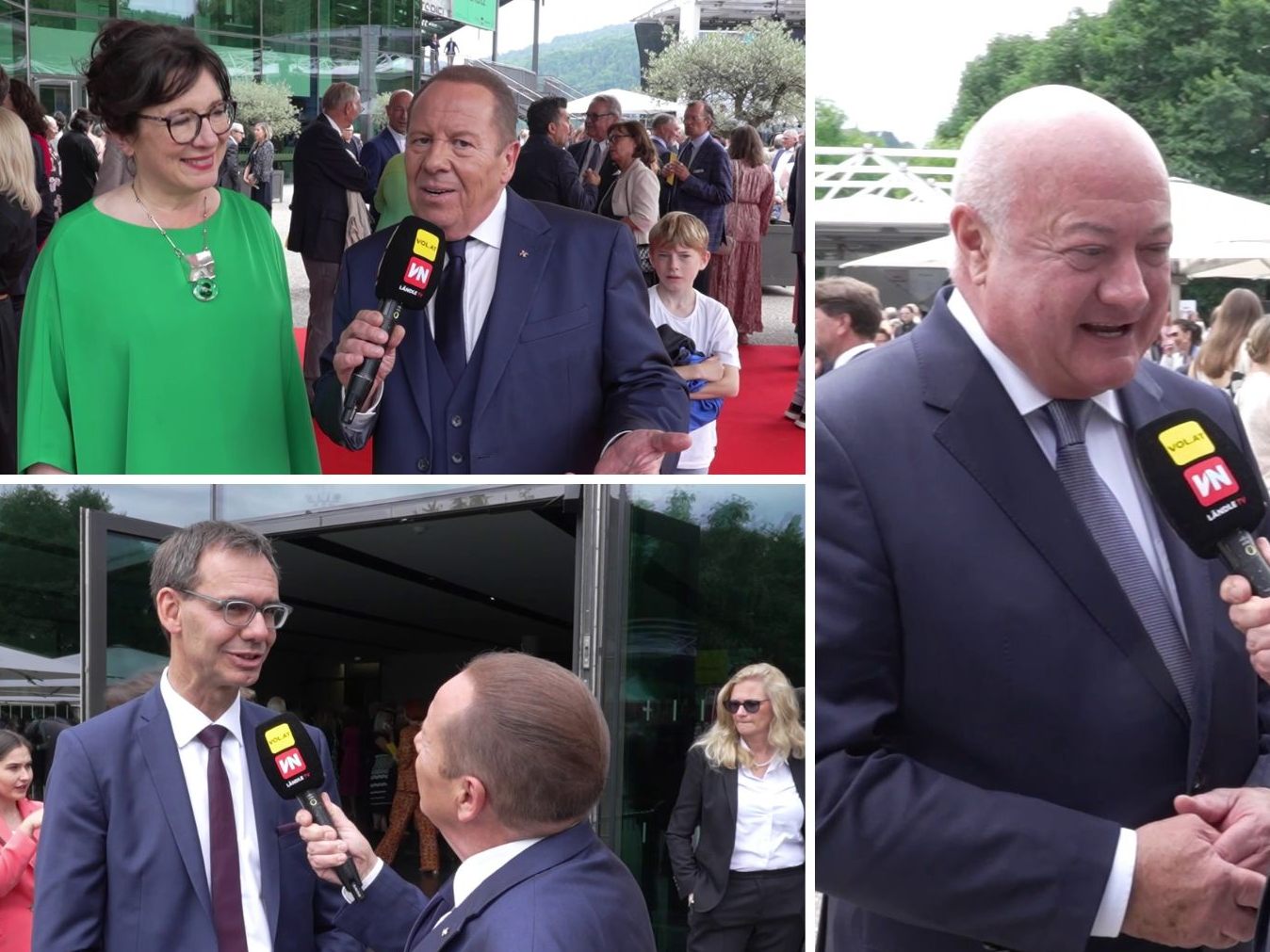 Stocker, Wallner und die neue Intendantin teilen ihre Eindrücke und Erwartungen.