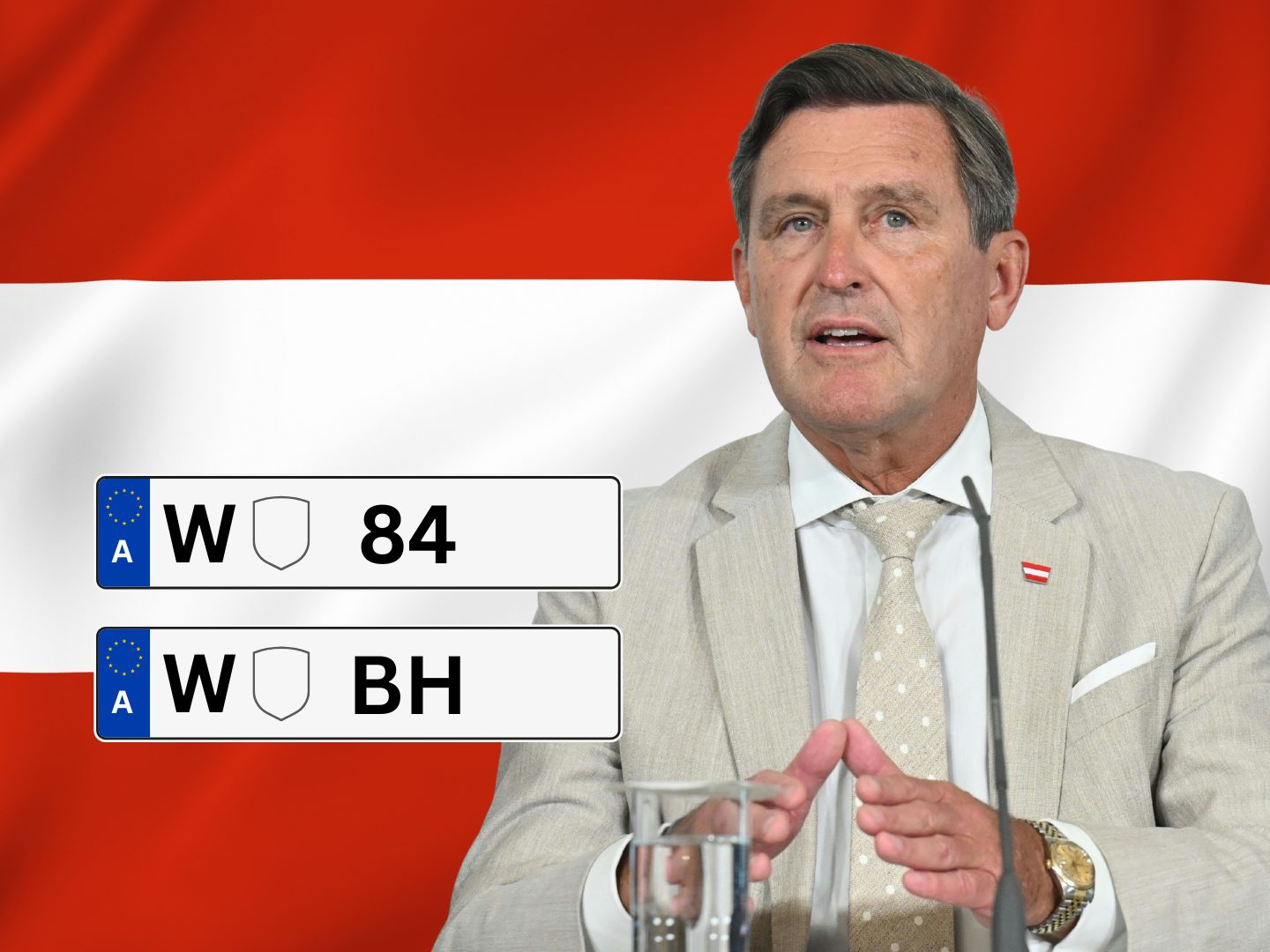 Wunschkennzeichen in Österreich: Diese 70 Kombinationen sind verboten Wunschkennzeichen in Österreich: Diese 70 Kombinationen sind verboten