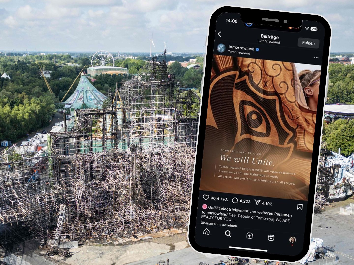 Feuer zerstört alles – doch dann bauen sie über Nacht eine neue Hauptbühne!