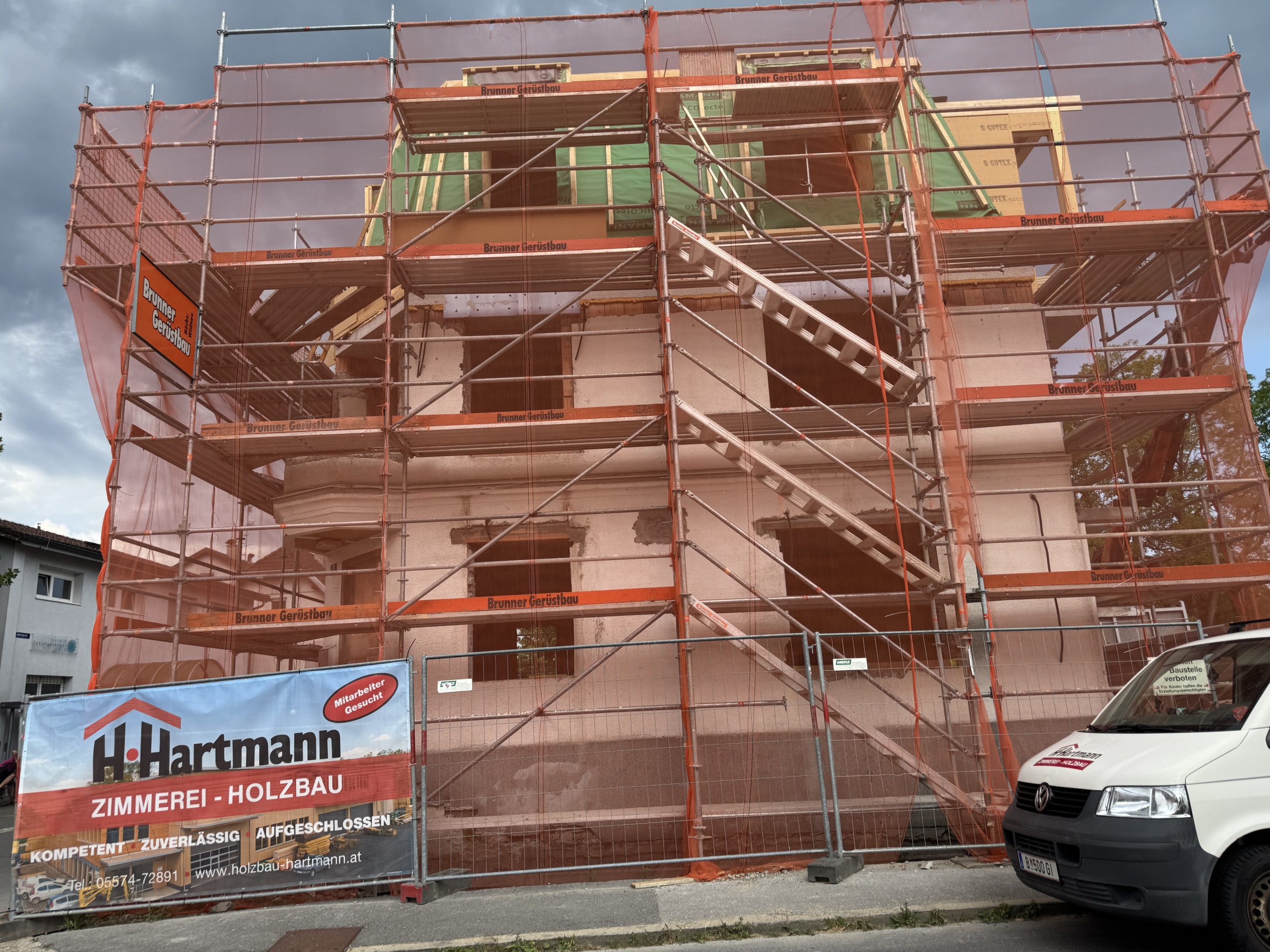 Eine besondere Baustelle: Das Haus ist über 100 Jahre alt. Eine besondere Baustelle: Das Haus ist über 100 Jahre alt.