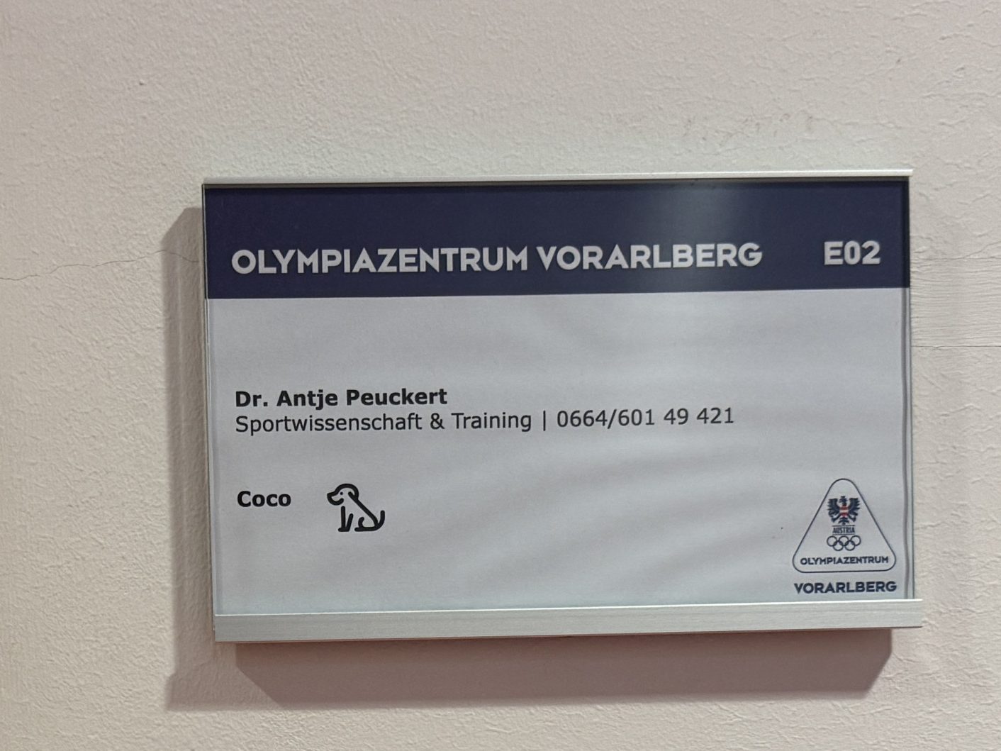 Antje Peuckert ist für den Bereich Training zuständig. 